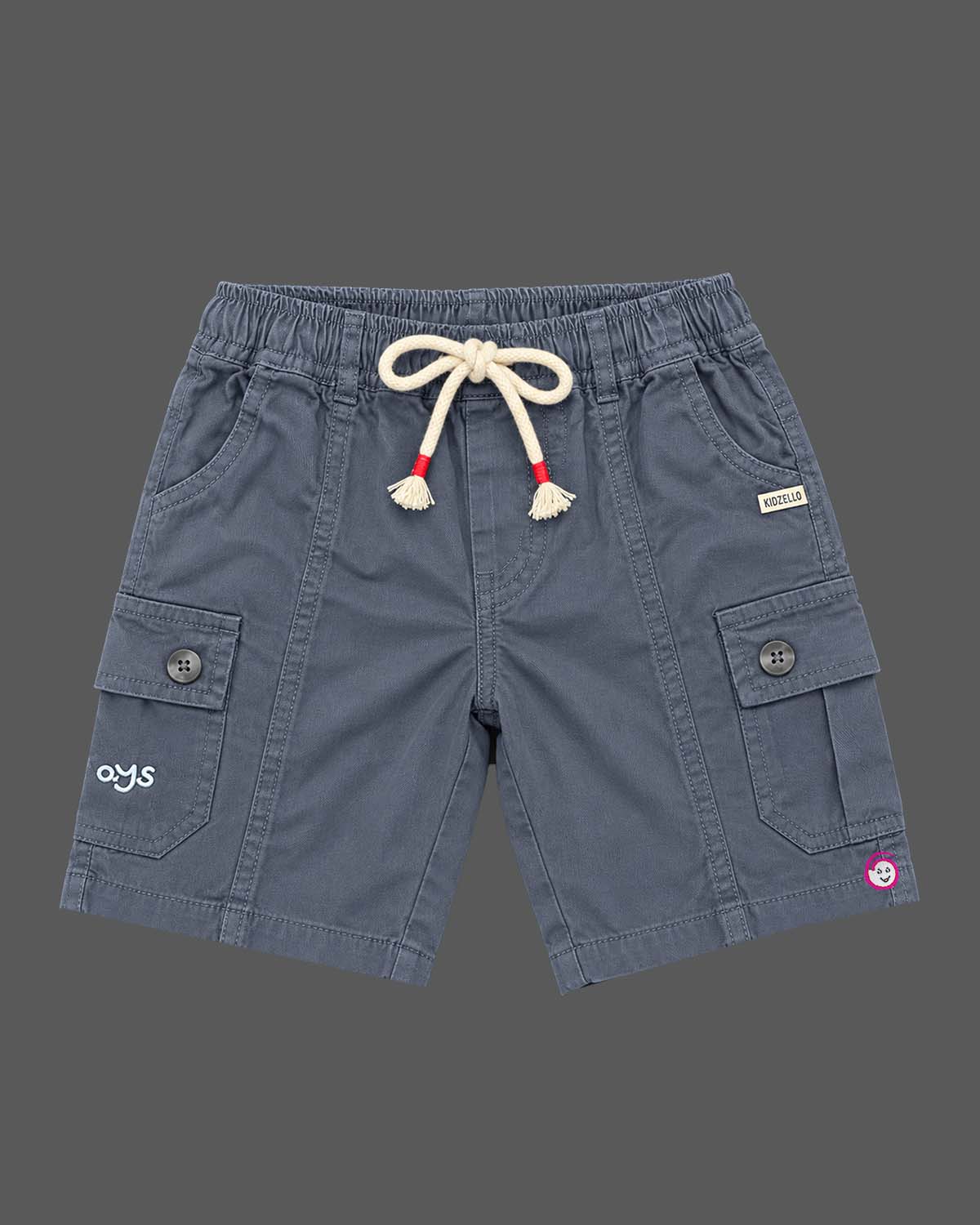 indo western dress for boys leaf-print short-sleeve shirt and utility cargo shorts set