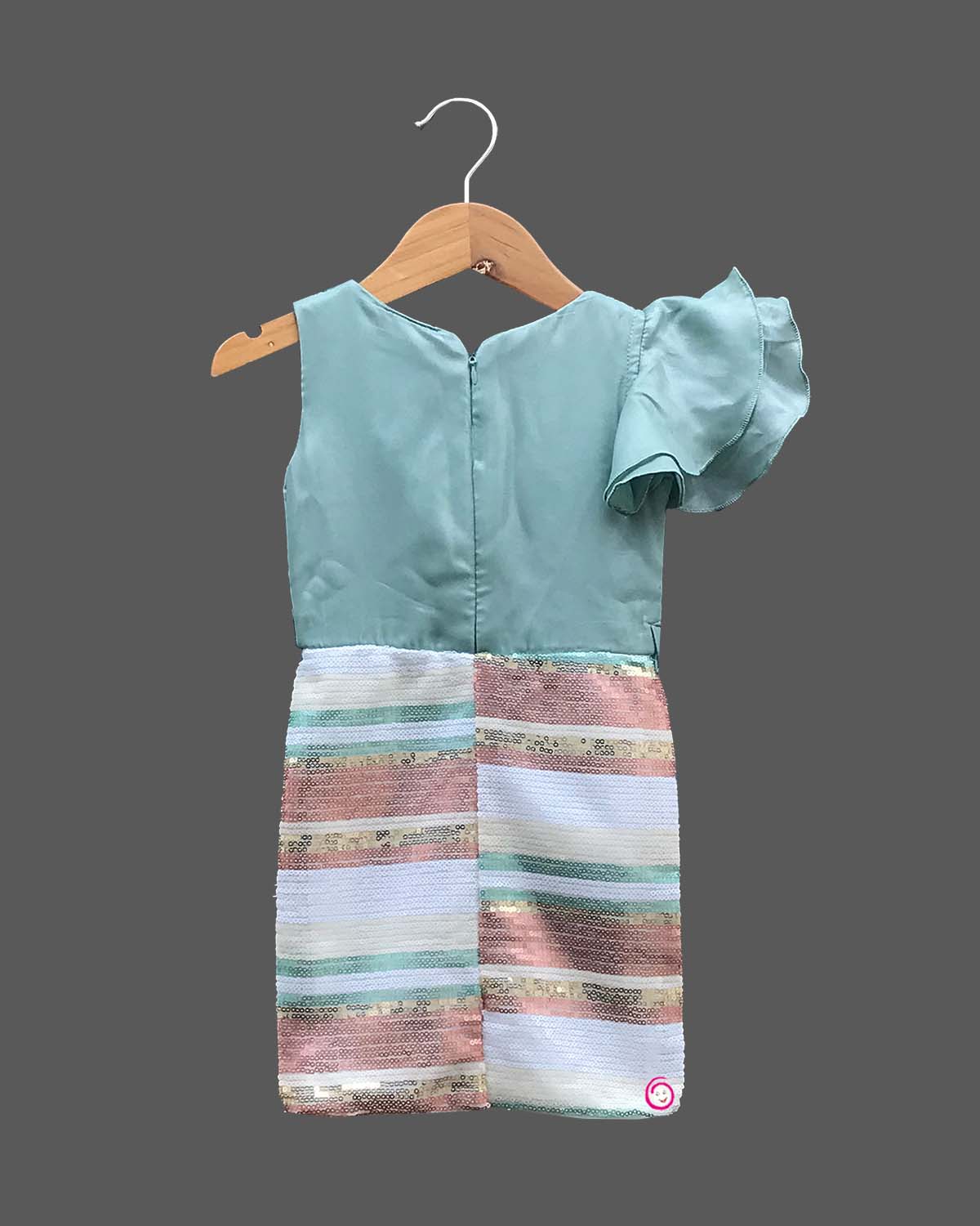 Girls western stylish midi - Pista Green