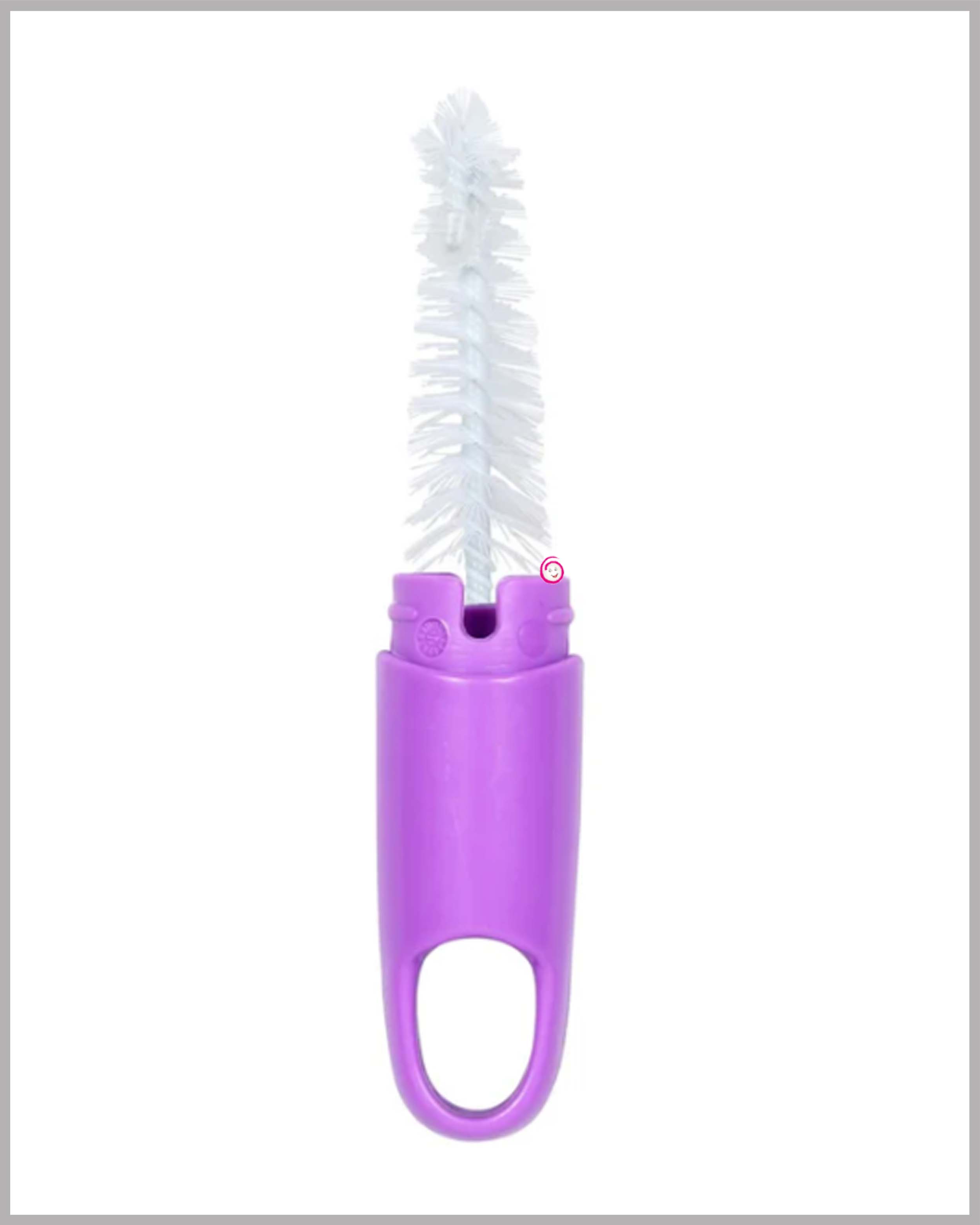 1st Step Bottle and Nipple Cleaning Brush - Pink