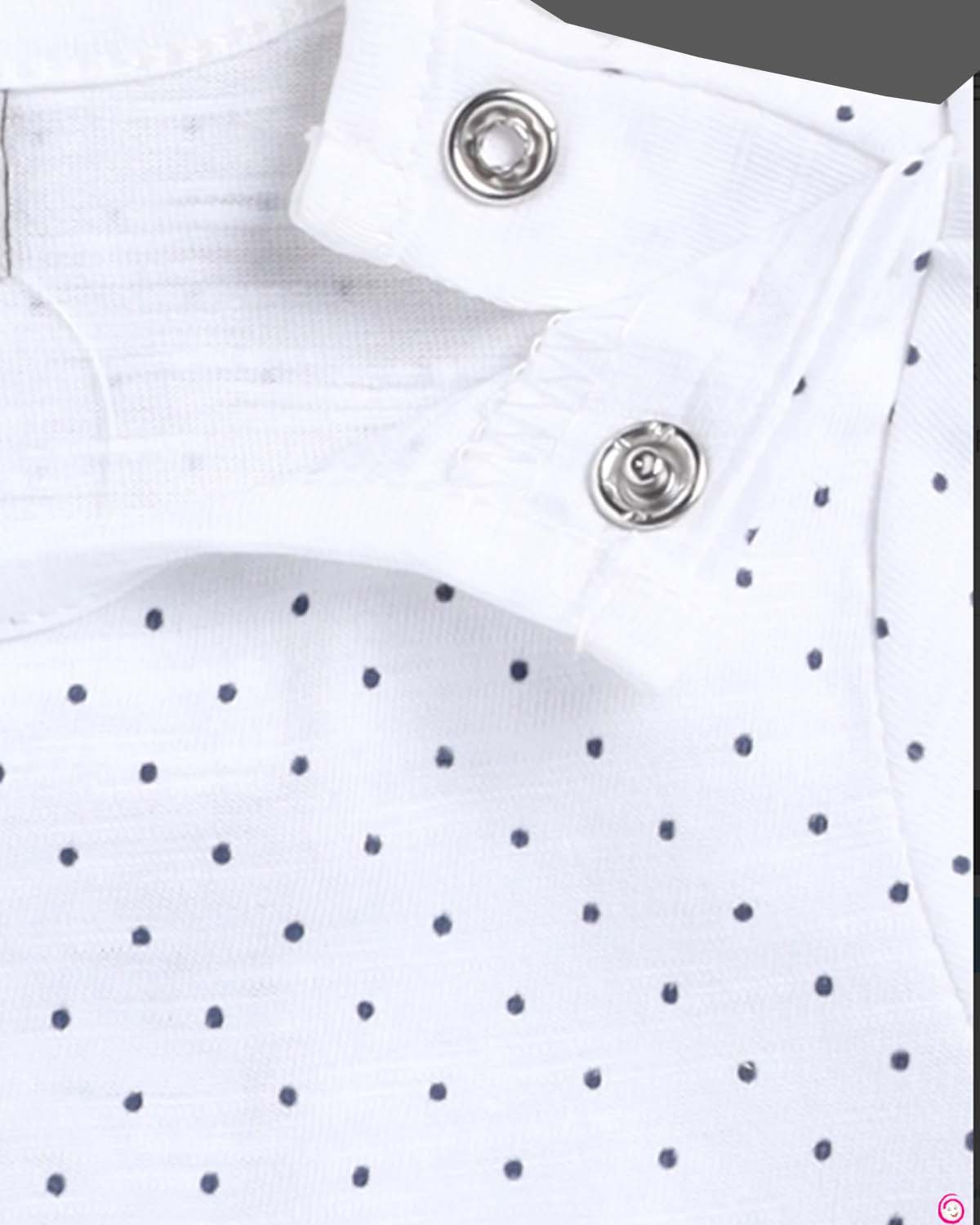 Girls printed half sleeve dungaree set - Red