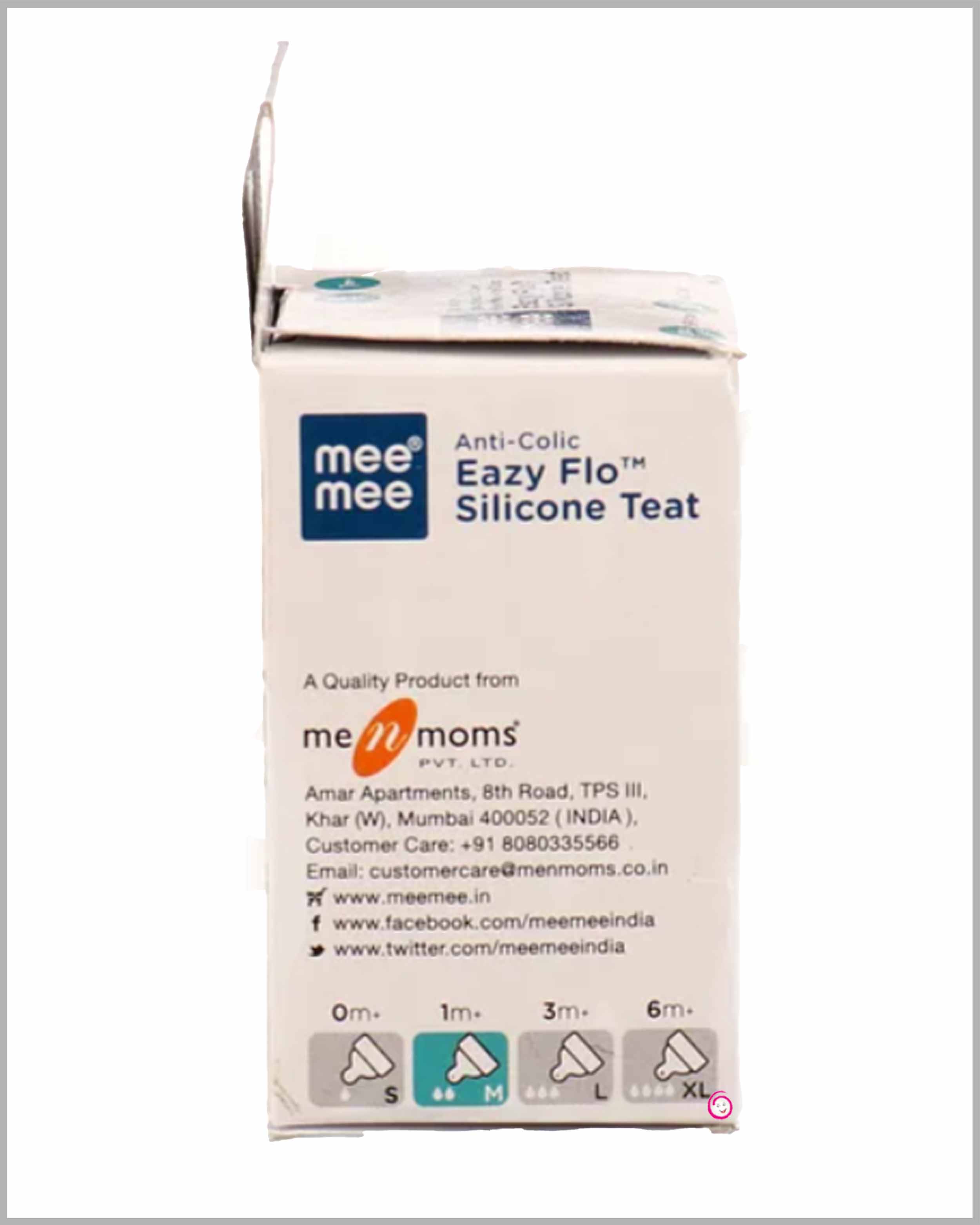 Mee Mee Eazy Flo Silicone Teat (1M+) Medium
