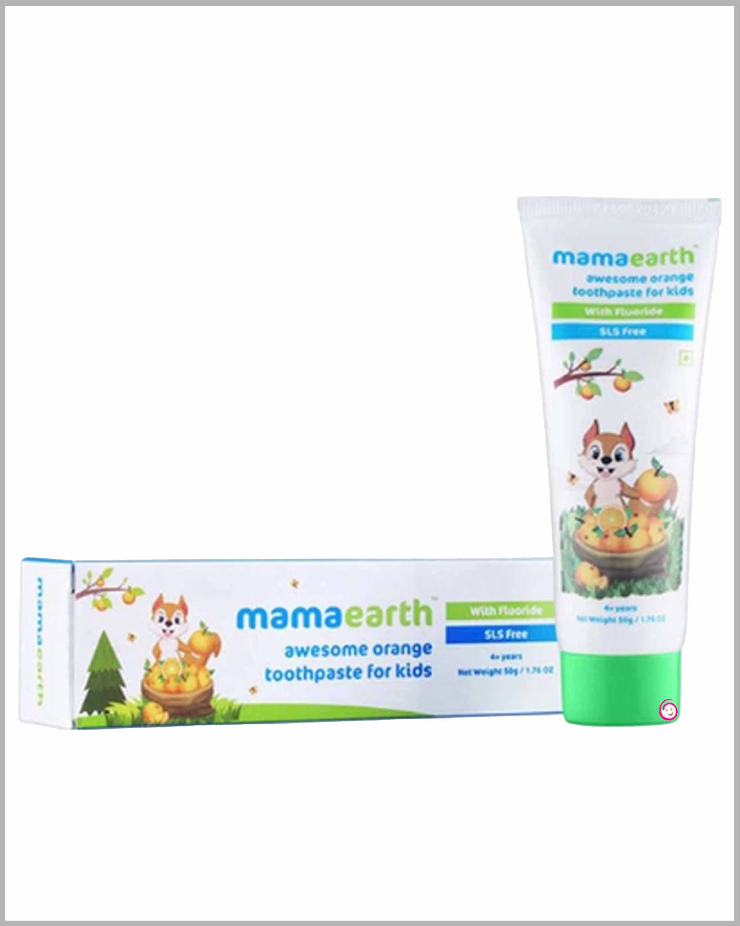 Mamaearth Natural Toothpaste Orange Flavor