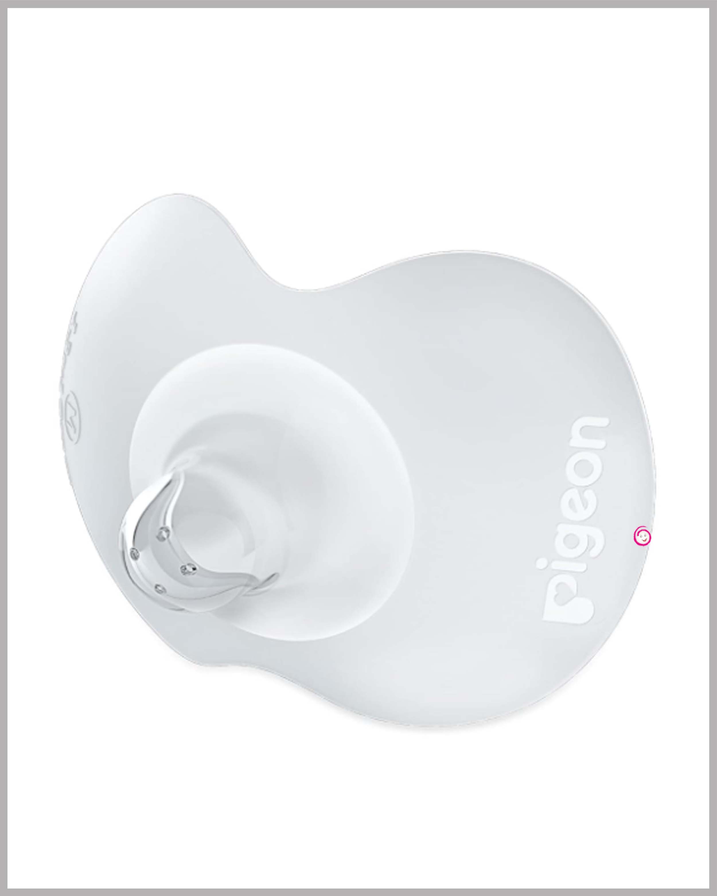 Pigeon Natural Feel Nipple Shield with Case - White 1PCS