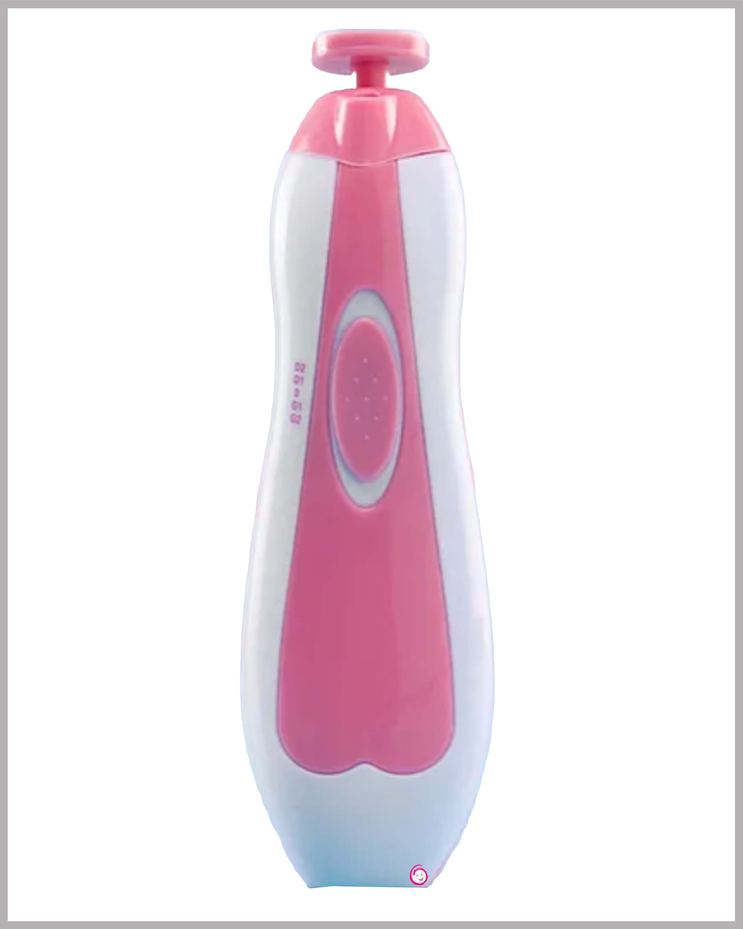Baby Electric Nail Trimmer with 6 attachment and Led Light - Pink