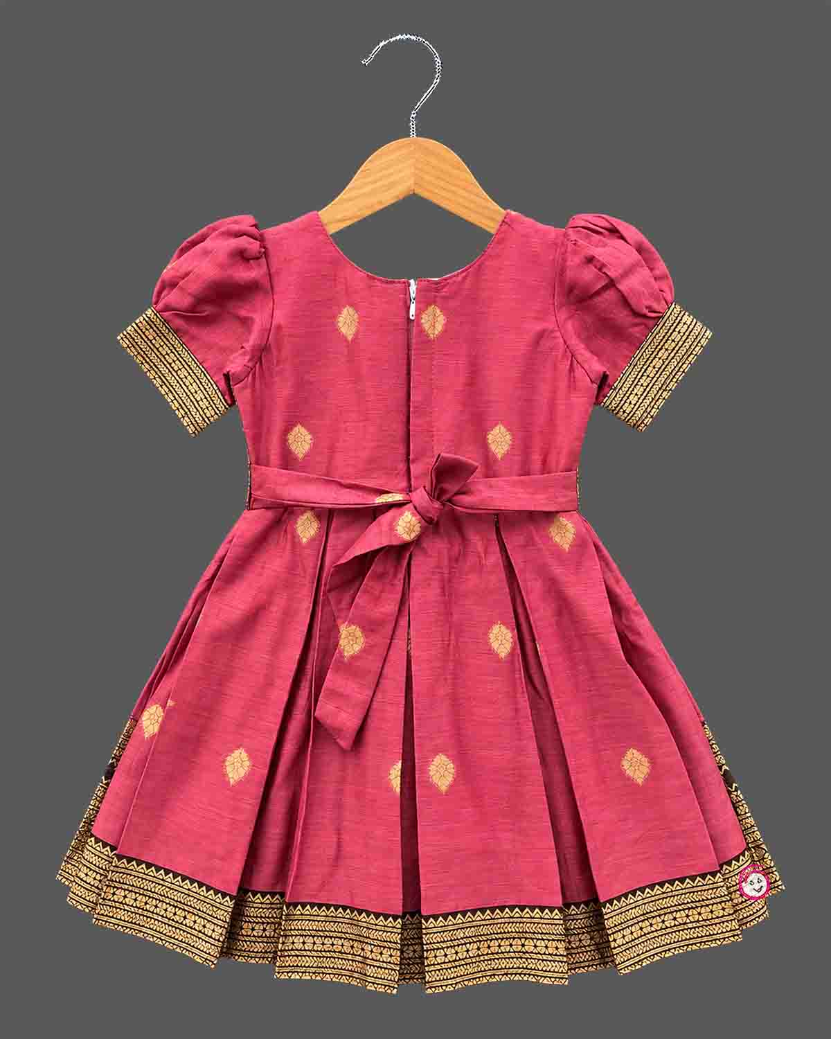 pattu pavadai frock infant ethnic wear silk cotton frock with jacket for childrens