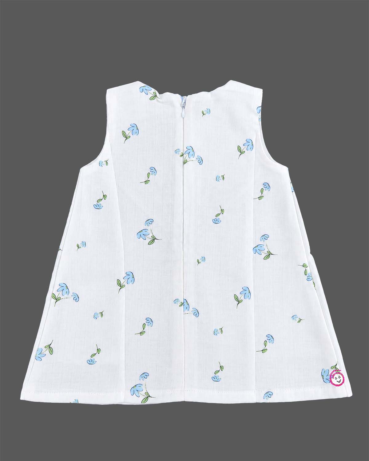 infants frock floral cotton dress for infant casual wear