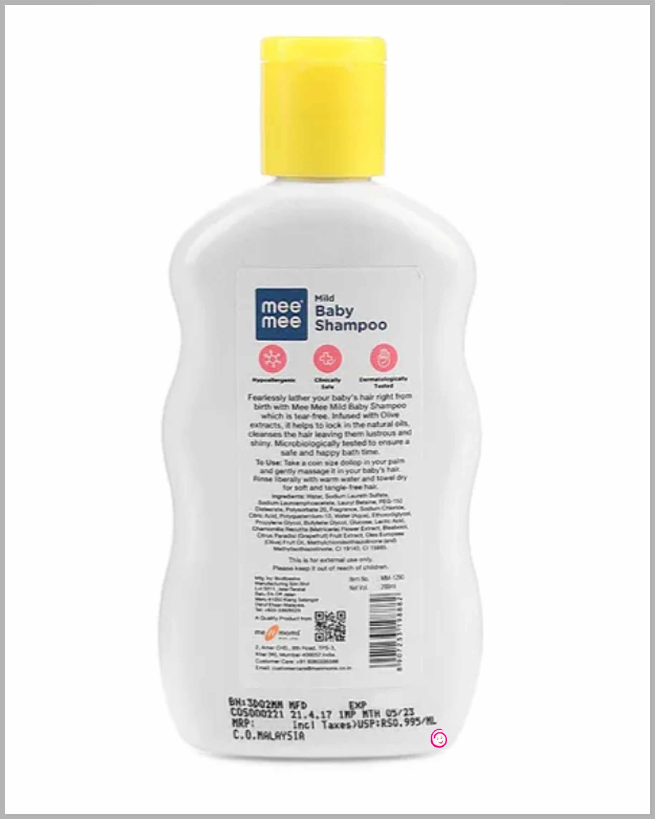 Mee Mee Mild Baby Shampoo - 200ml