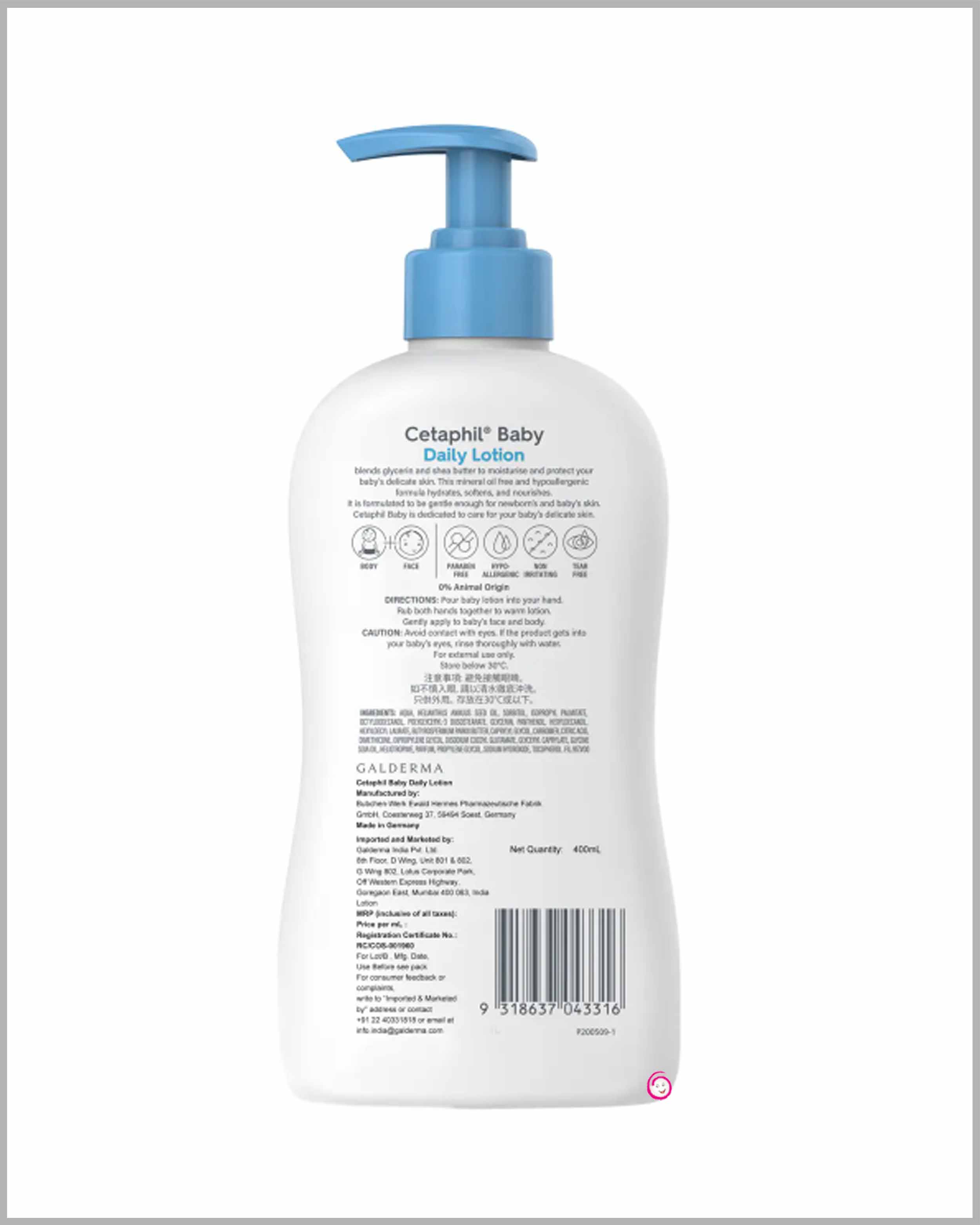 Cetaphil Baby Daily Lotion With Shea Butter - 400 ml