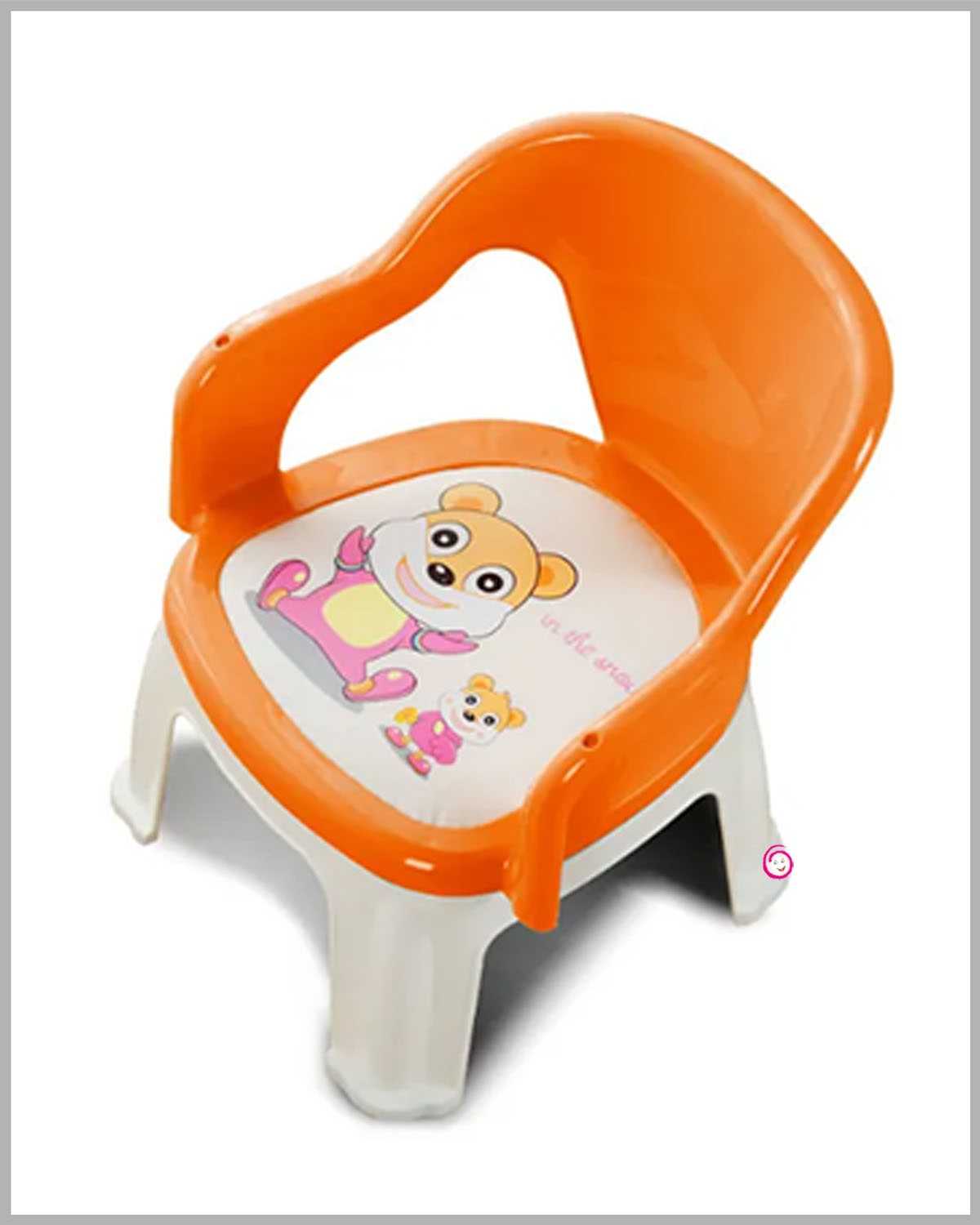 Kids Multi Purpose Chair With Cushion Seat - Orange