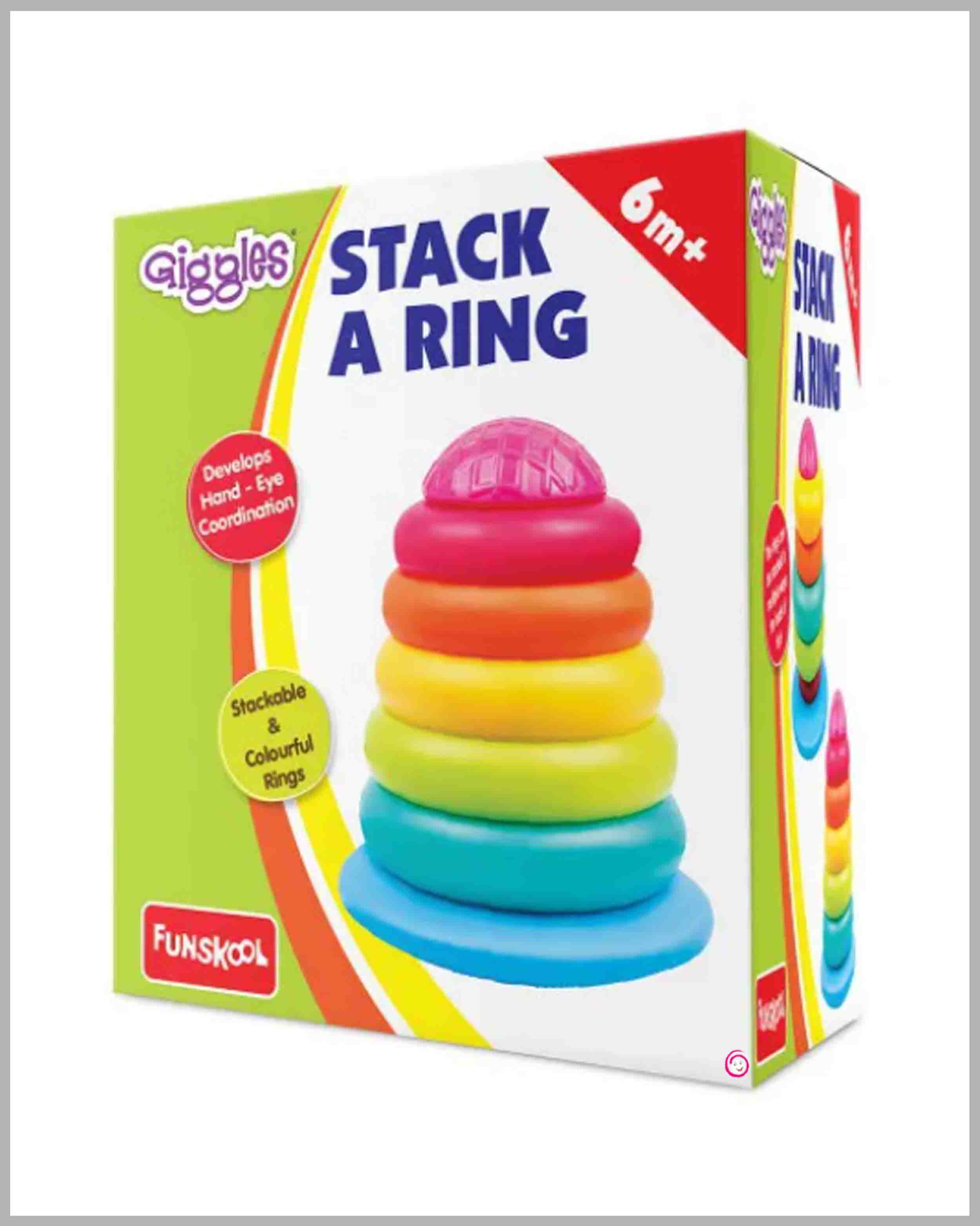Funskool Giggles, Stack A Ring - Stacking toy