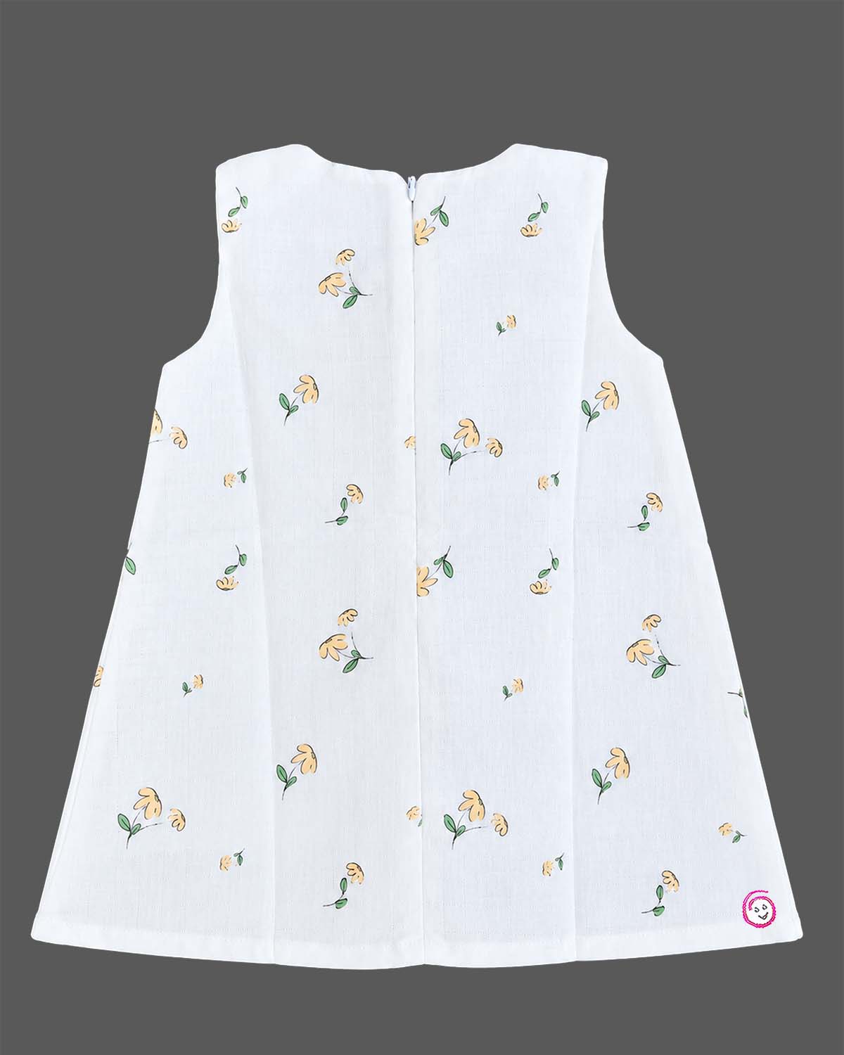 infants frock printed cotton dress for infant casual wear