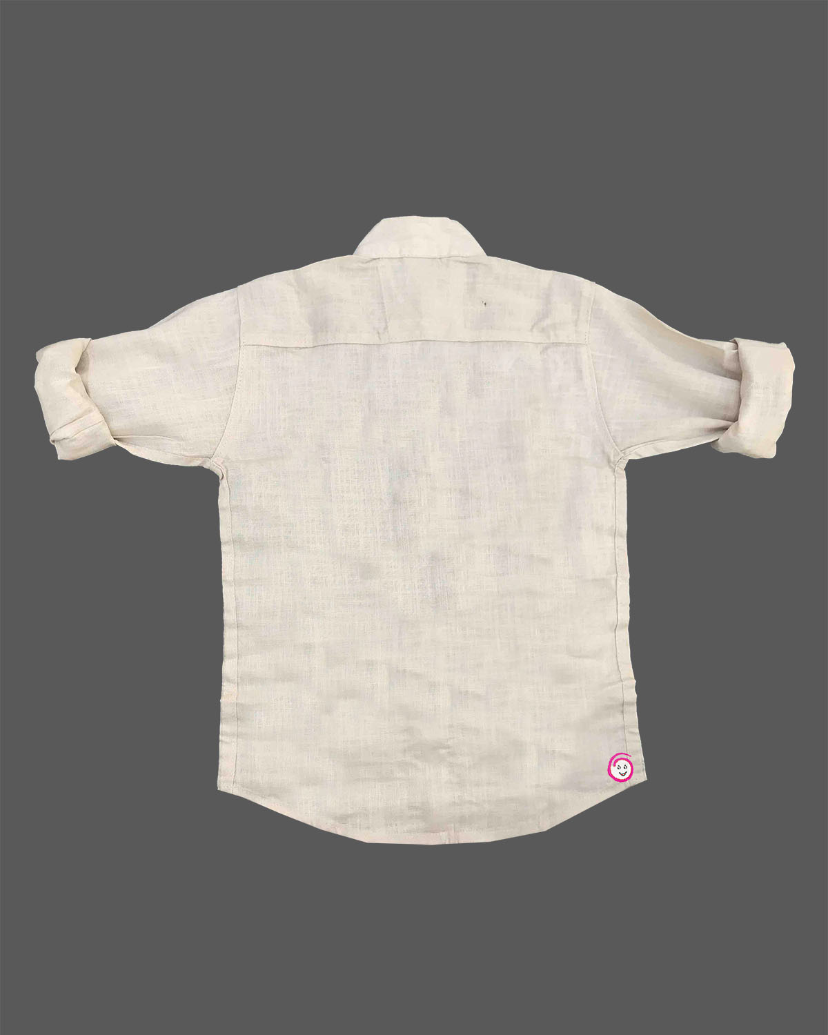 Boy Baby prince linen cotton shirt with mandarin collar and Full sleeves for boys casual wear