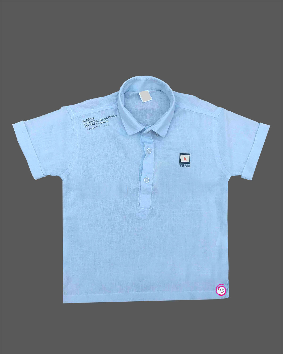 Boys Collared Polo Shirt and Matching Cargo Shorts Casual Set for Kids