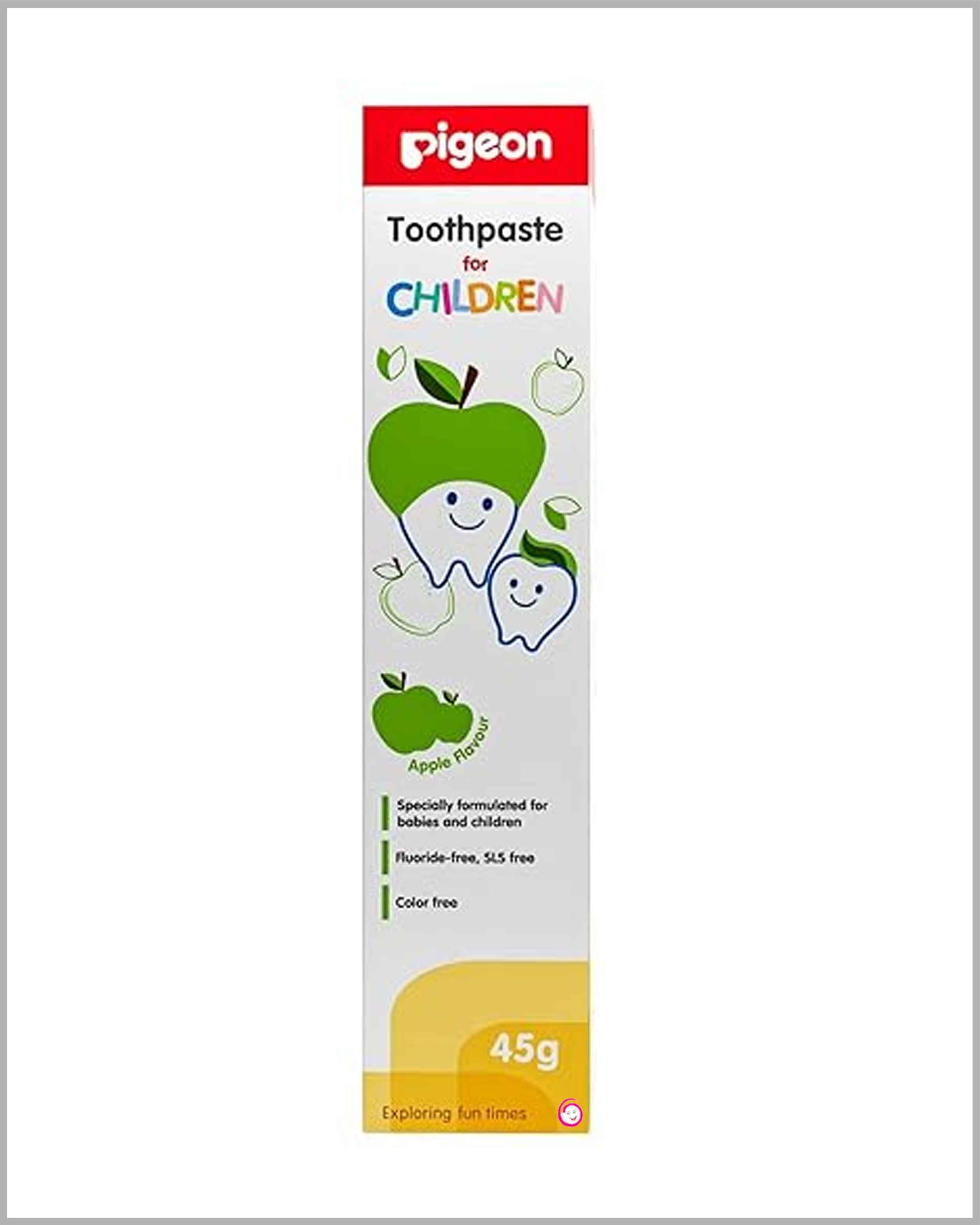 Pigeon Green Apple Flavored Toothpaste - 45g