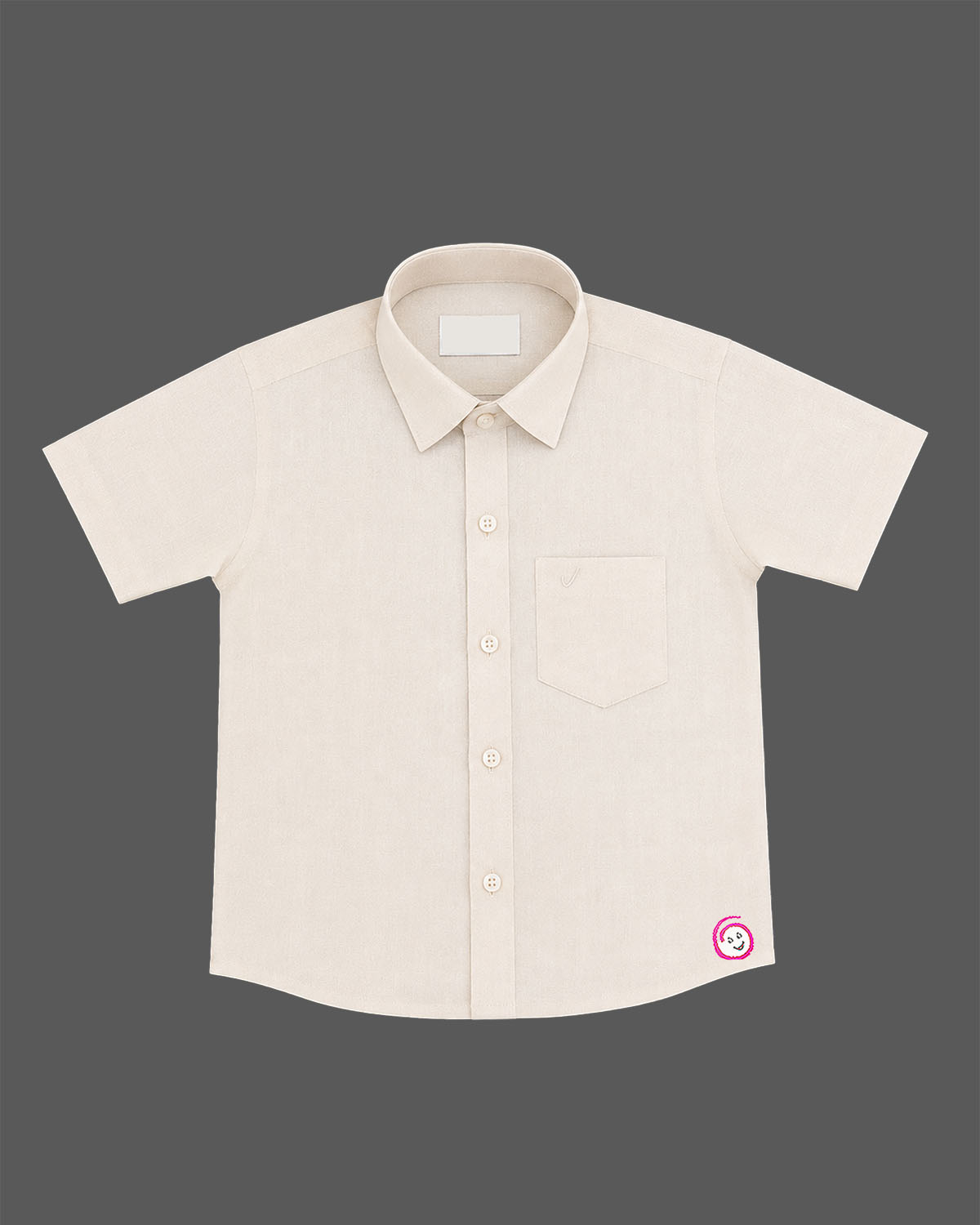Dapper textured shirt and dhoti ethnic outfit for toddler boys festive wear