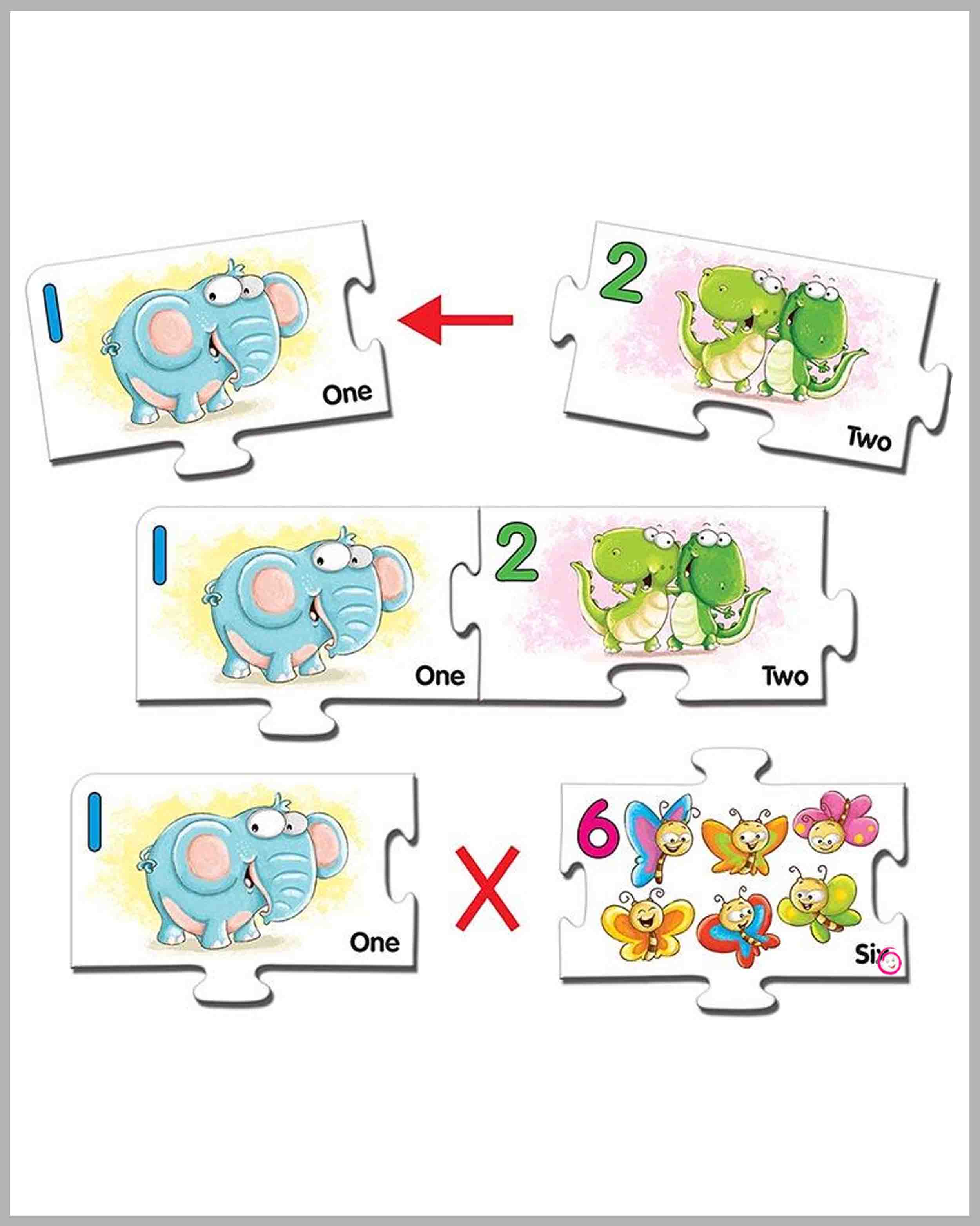 Frank Numbers Floor Puzzle 20 Big Pieces