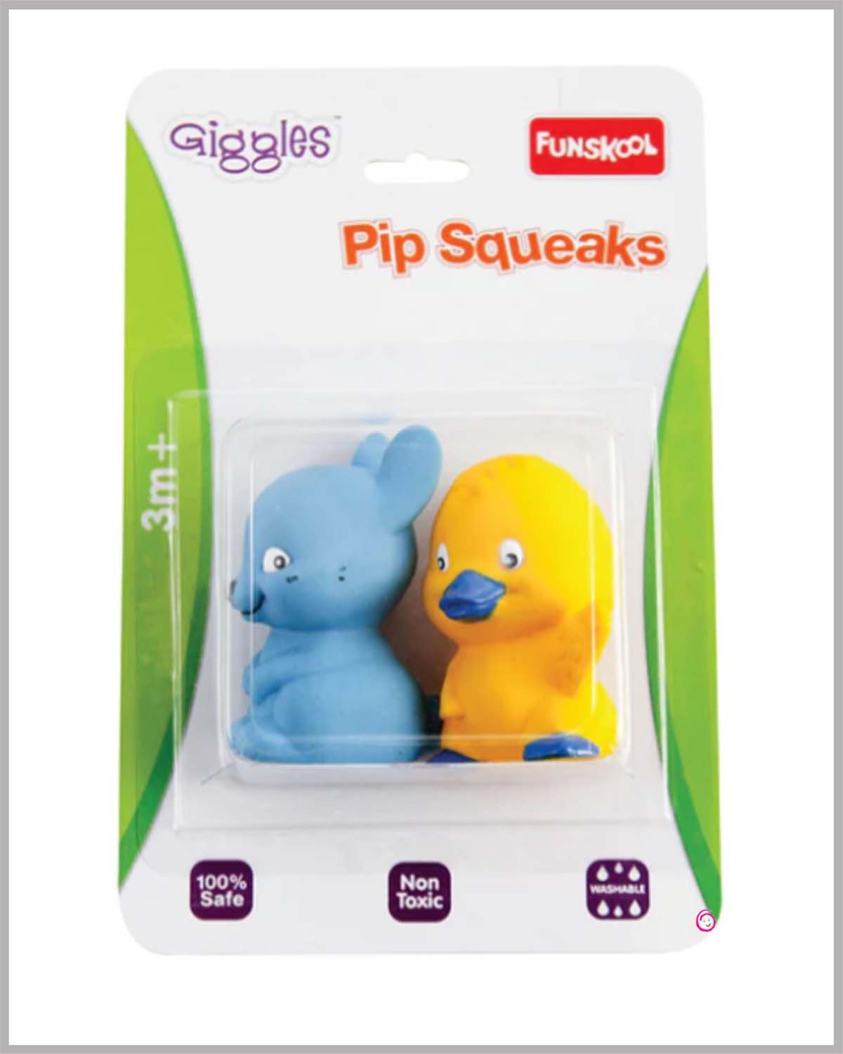 Funskool Infant Pip Squeaks - 3M+ (Pack Of 2 Piece)