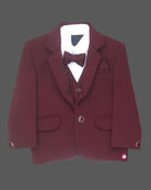Boys party wear formal suit - Maroon