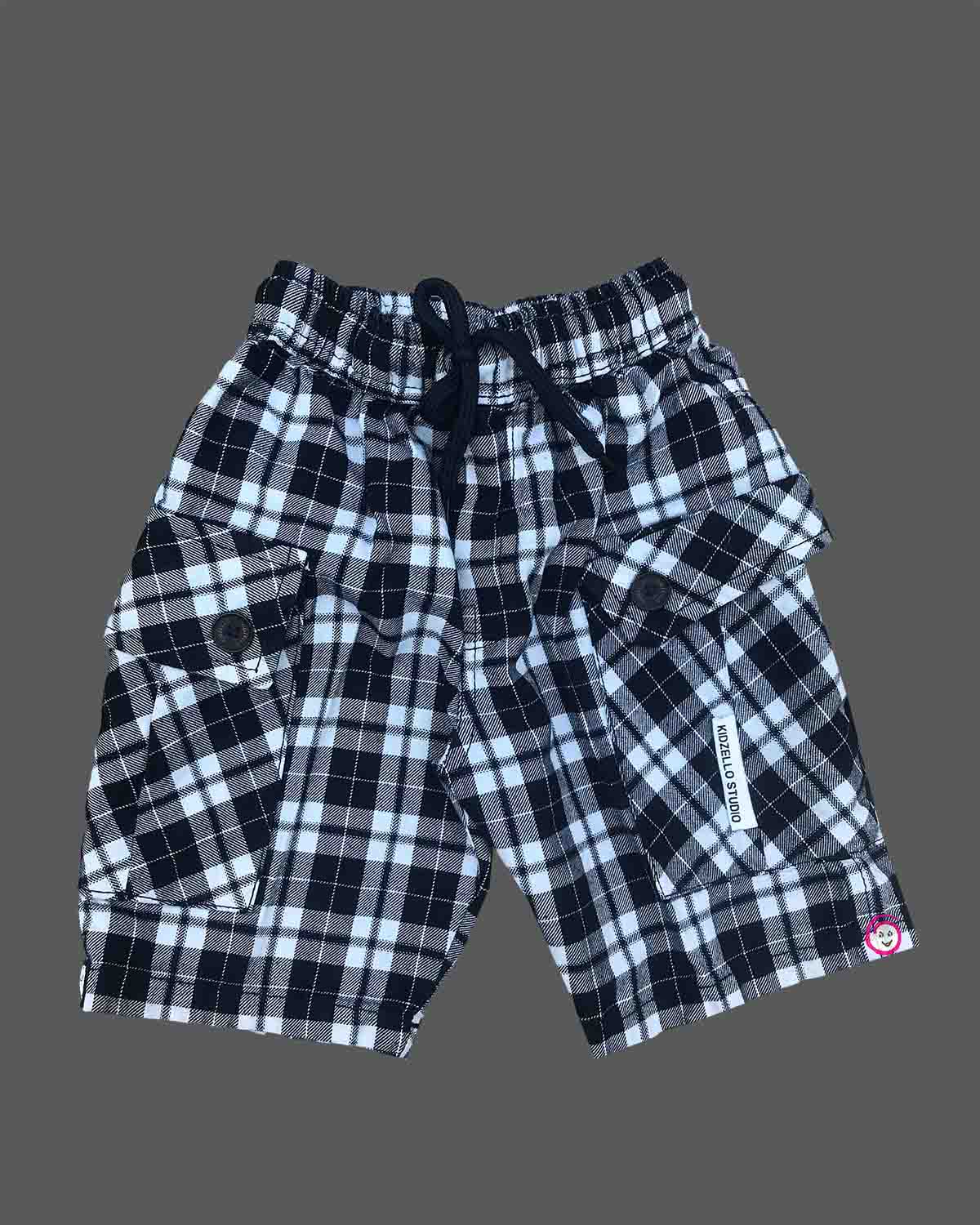 Boys Graphic Printed T-Shirt and Patterned Shorts Set for Toddlers