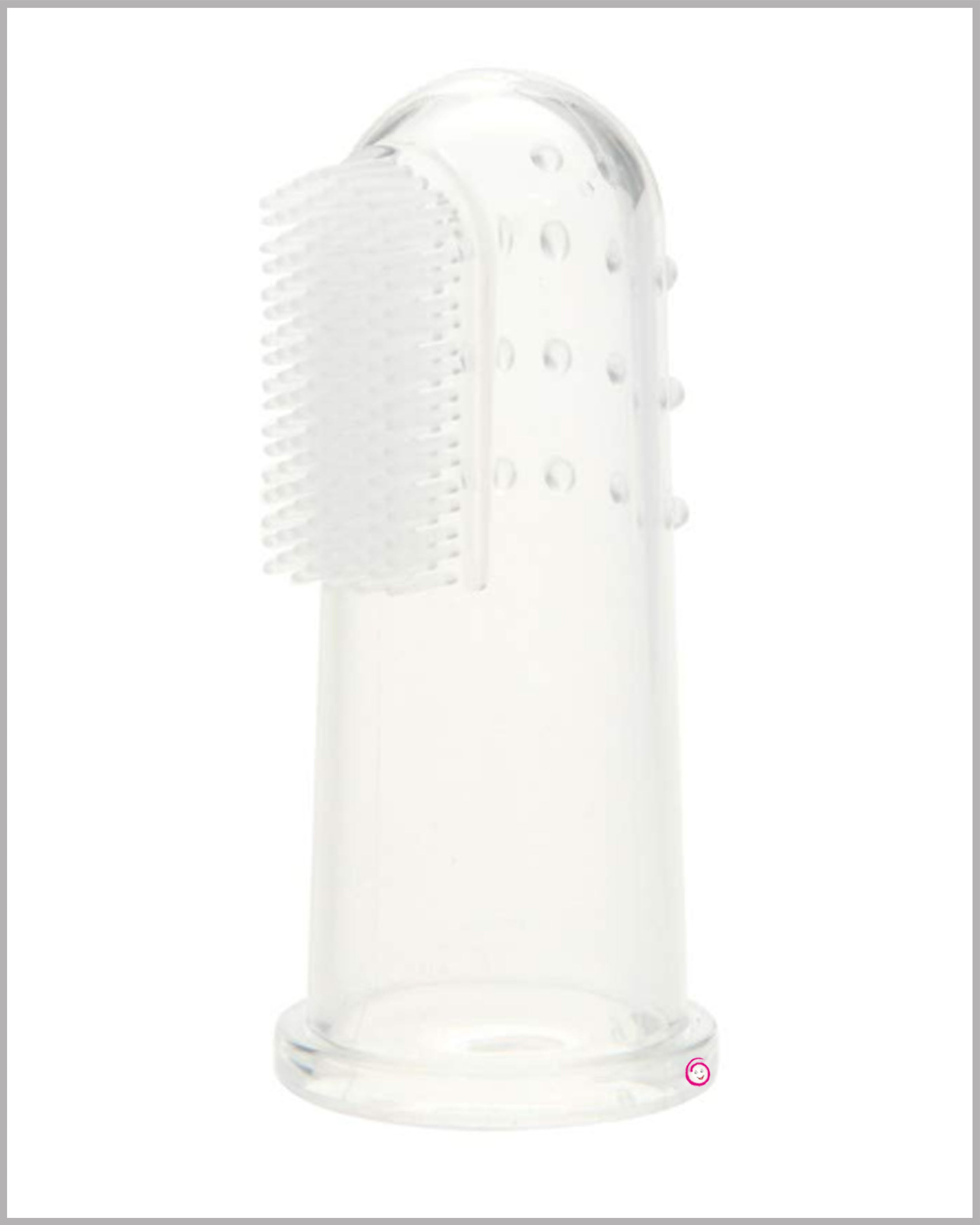 Mee Mee Finger Brush With Cover - Orange