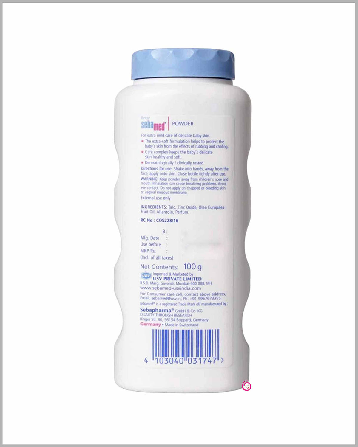 Sebamed baby powder - 100g