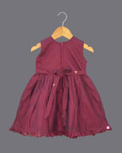 Girls Beautiful One Peacock Embroidery Frock