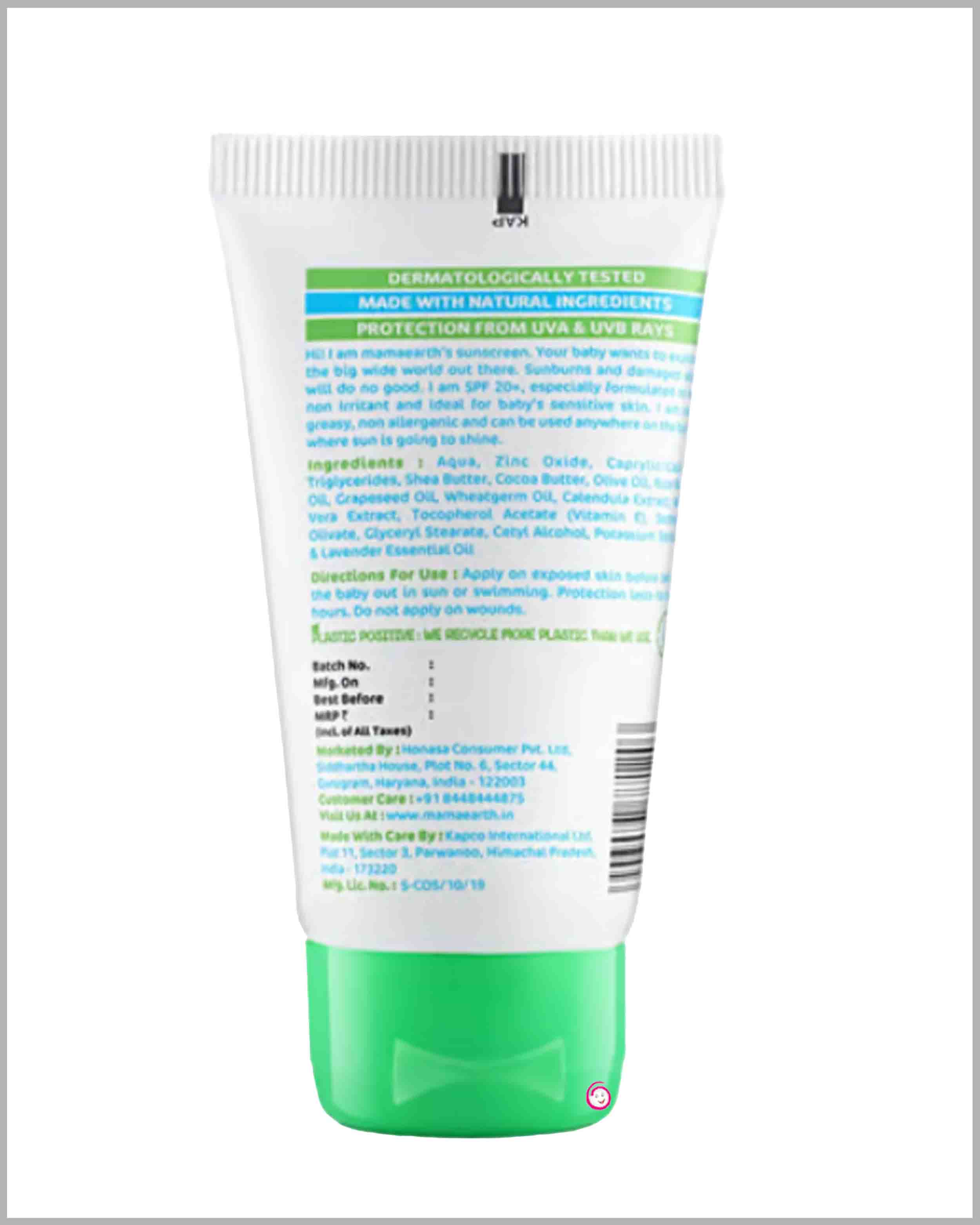 Mamaearth mineral based sunscreen - 50ml