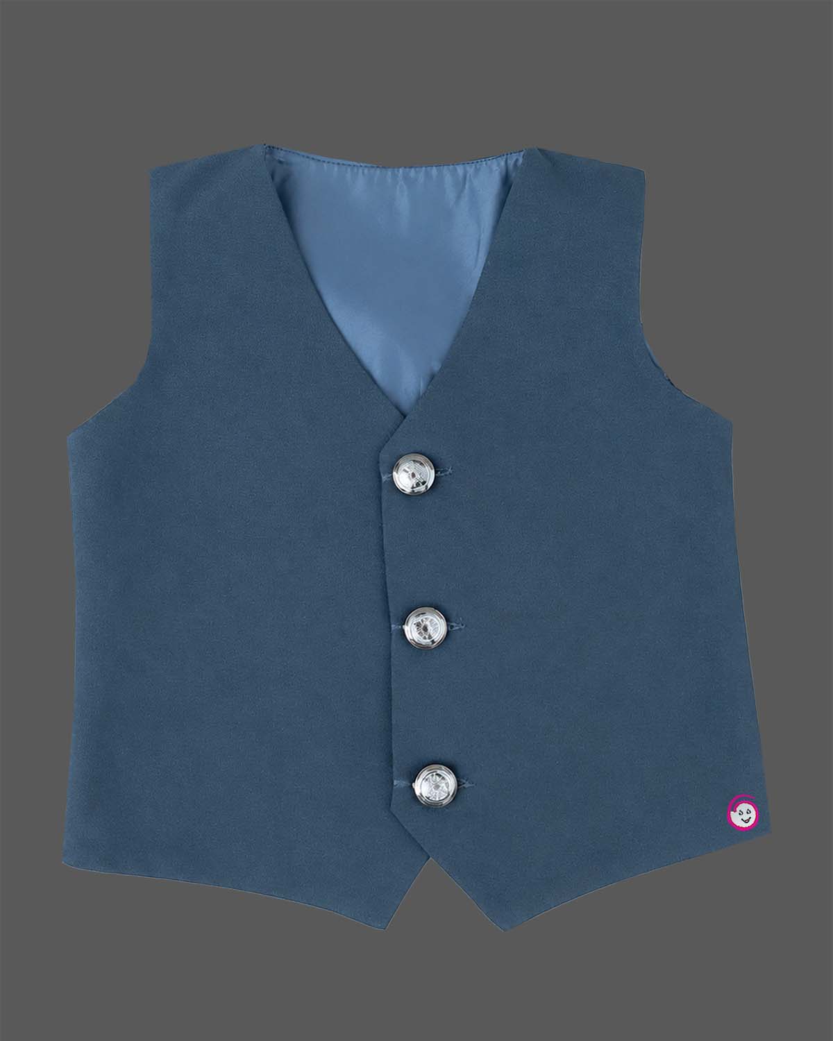 Dapper boy embellished suit set with blazer waistcoat shirt bow and pant for formal events