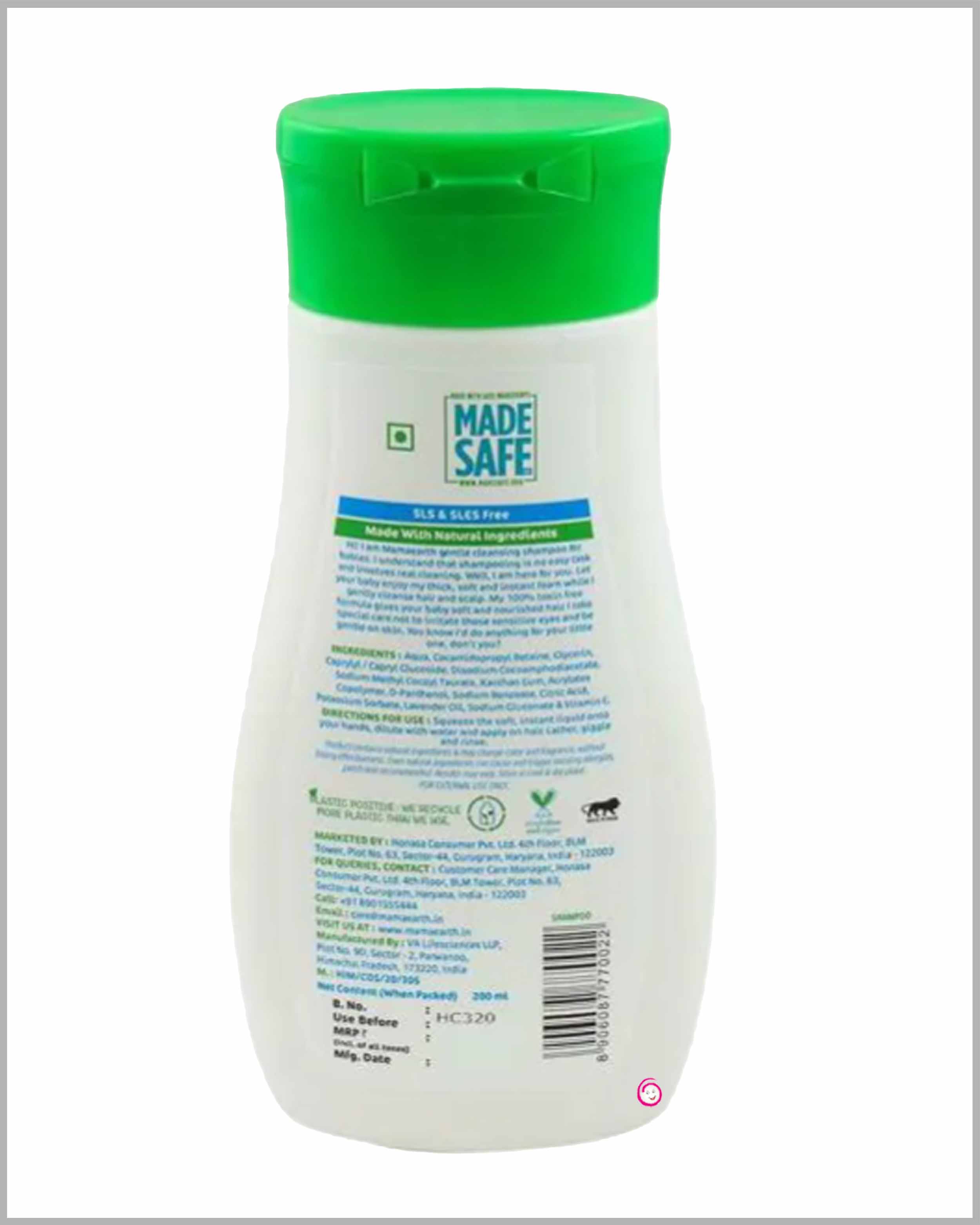 Mamaearth gentle cleansing shampoo - 200ml