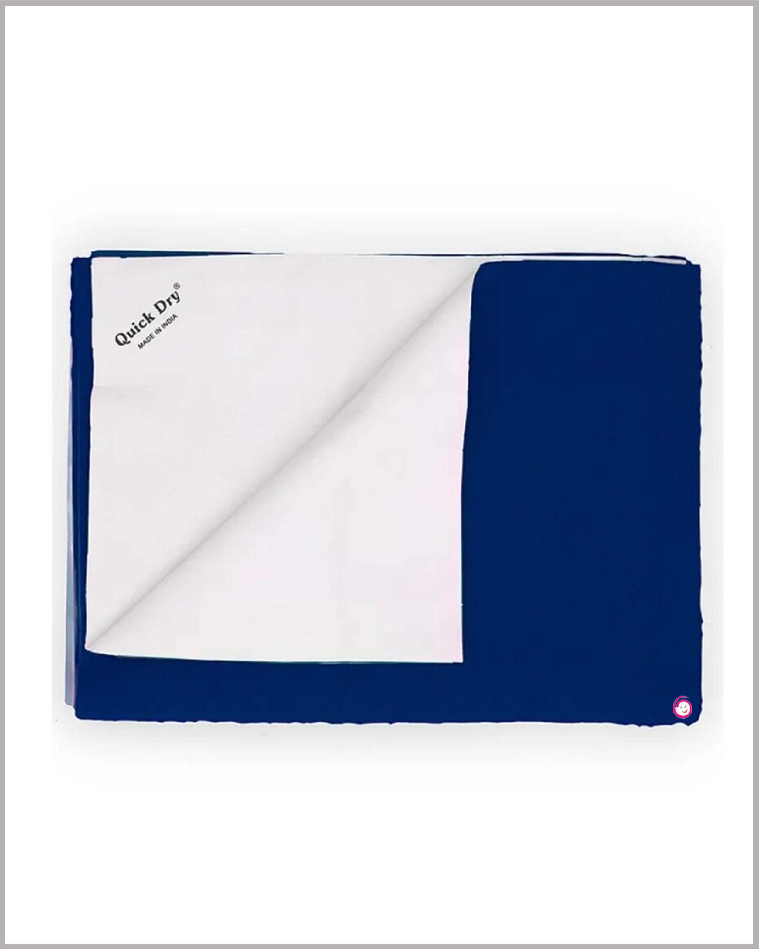 Quick Dry Sheet for Baby Bed Protector Waterproof Dry Sheet Reusable - Royal Blue (Small)