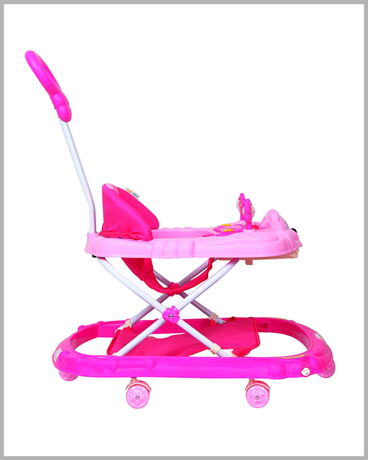 1st Step Musical Walker With Parent Rod - Pink