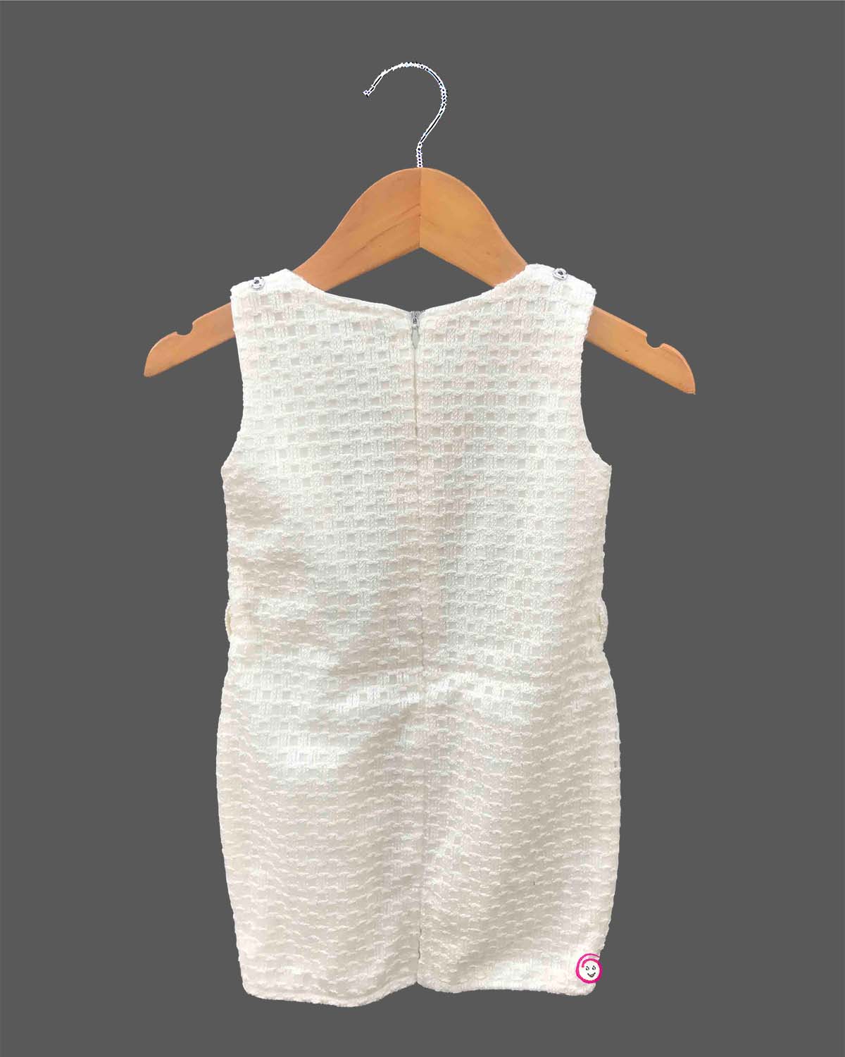 Toddler western midi dress with matching crop jacket and intricate floral hem pattern, perfect for girl's party and evening wear. High-quality kids boutique clothing.