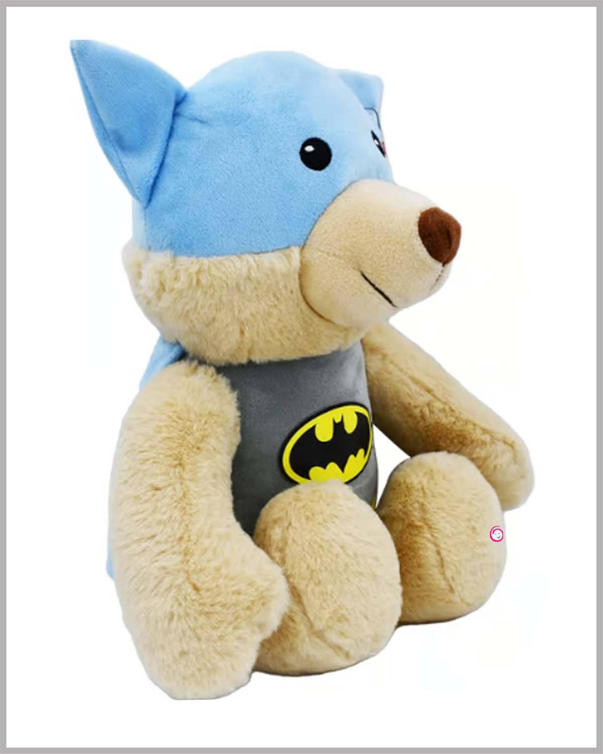 Mirada Plush Batman Bear Beige - 30cm