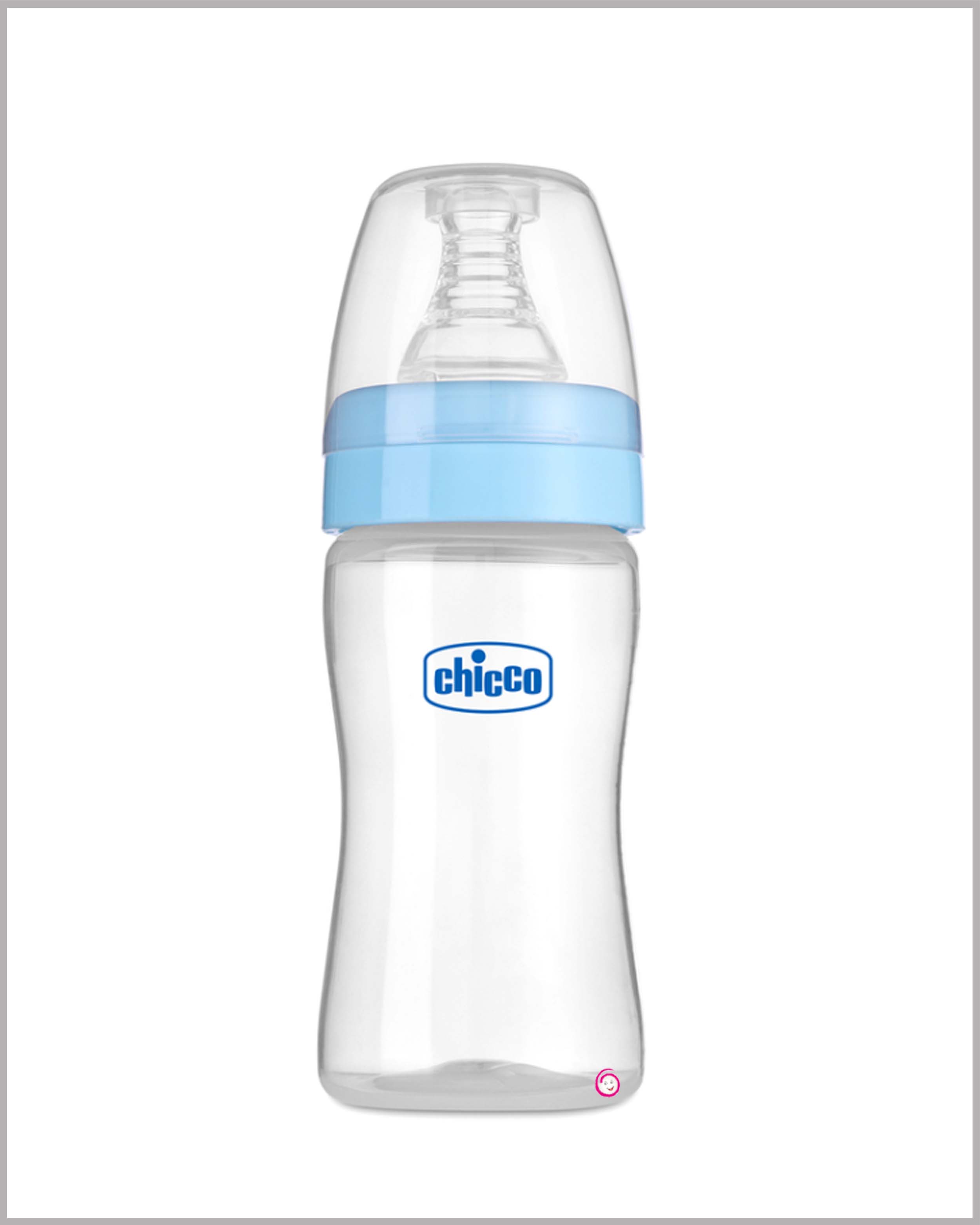 Chicco feed easy anti-colic bottle (0M+) 125ml