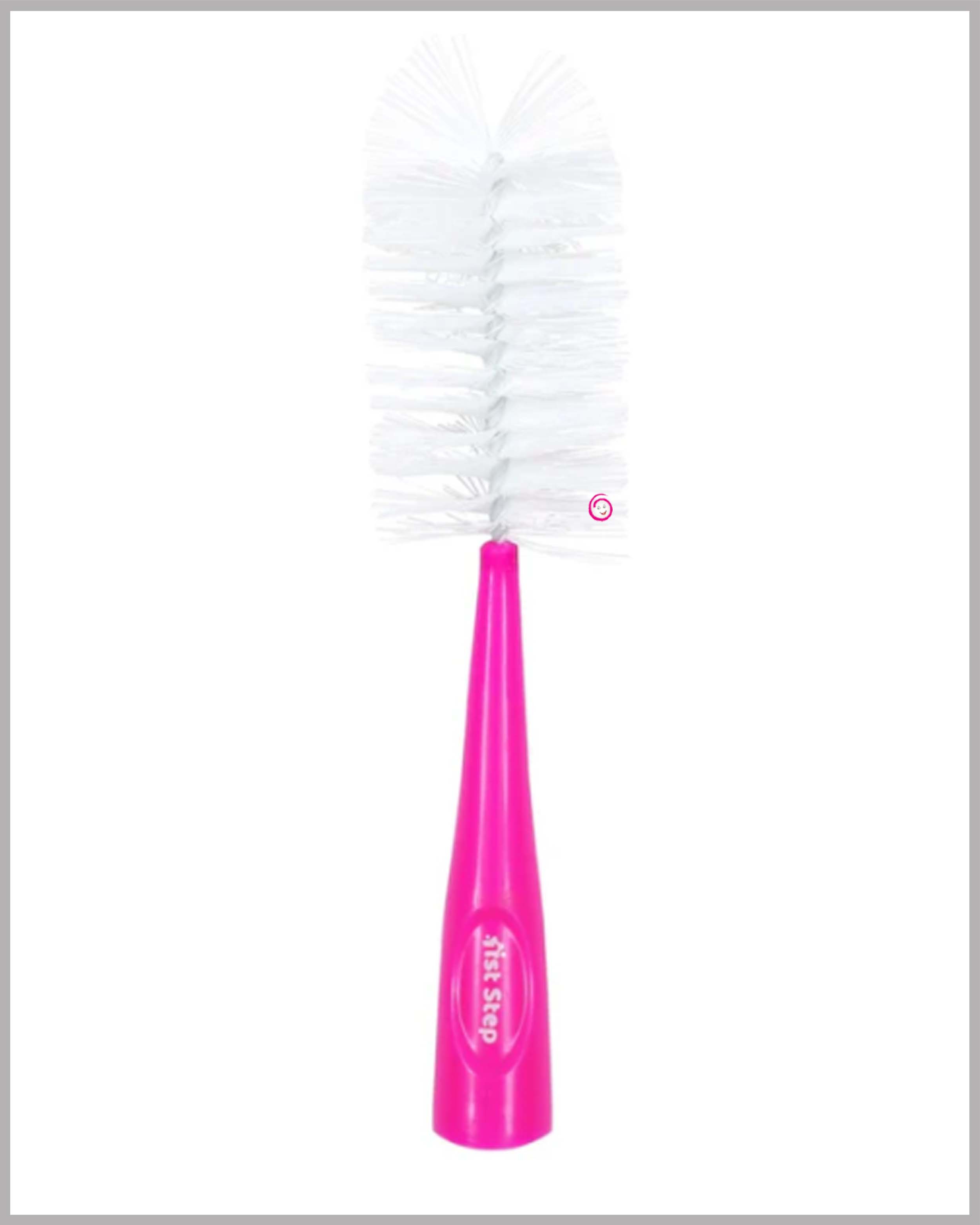 1st Step Bottle and Nipple Cleaning Brush - Pink