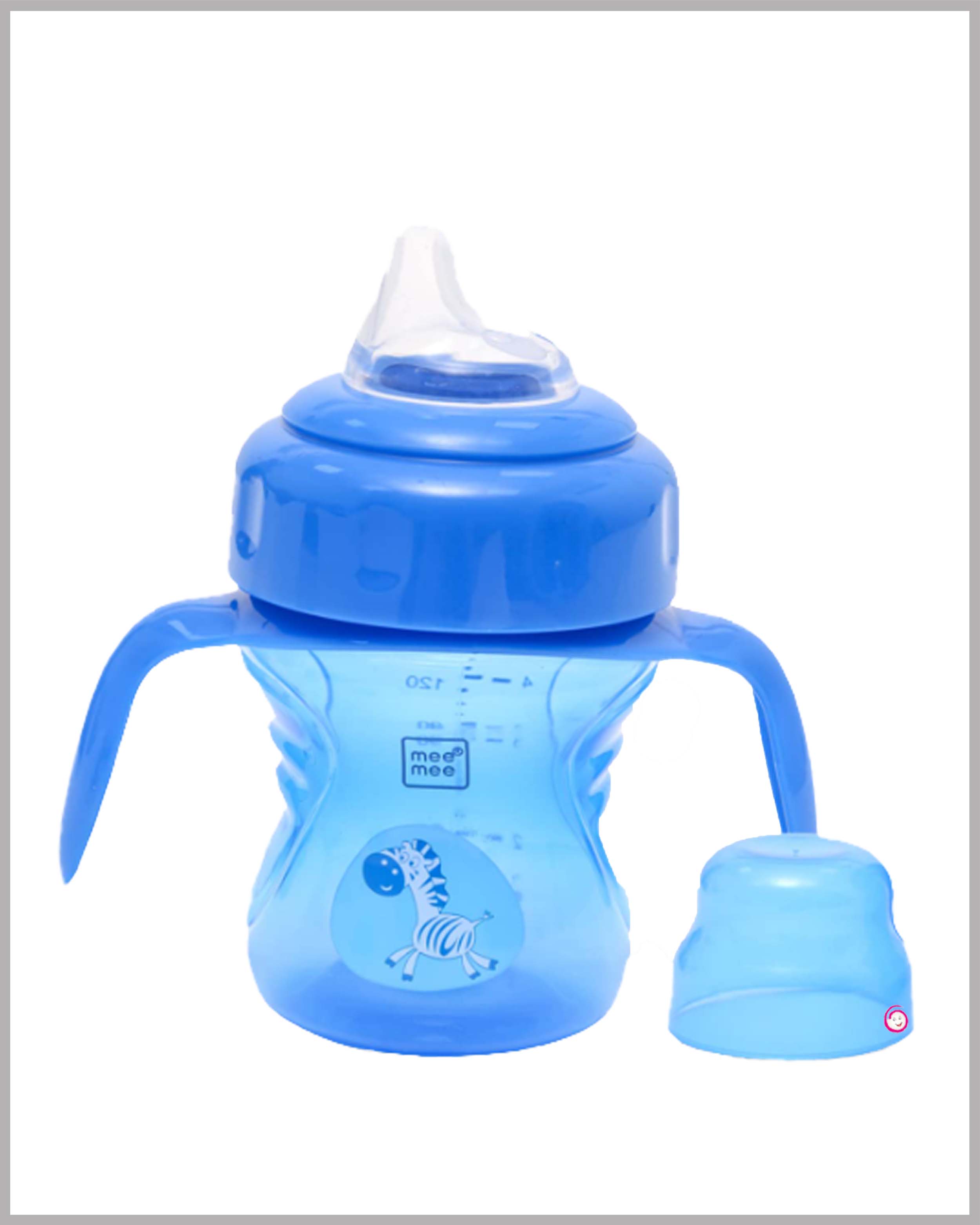 Mee Mee BPA Free, 2 in 1 Convertible Sipper Cup with Straw - 150ml - Blue