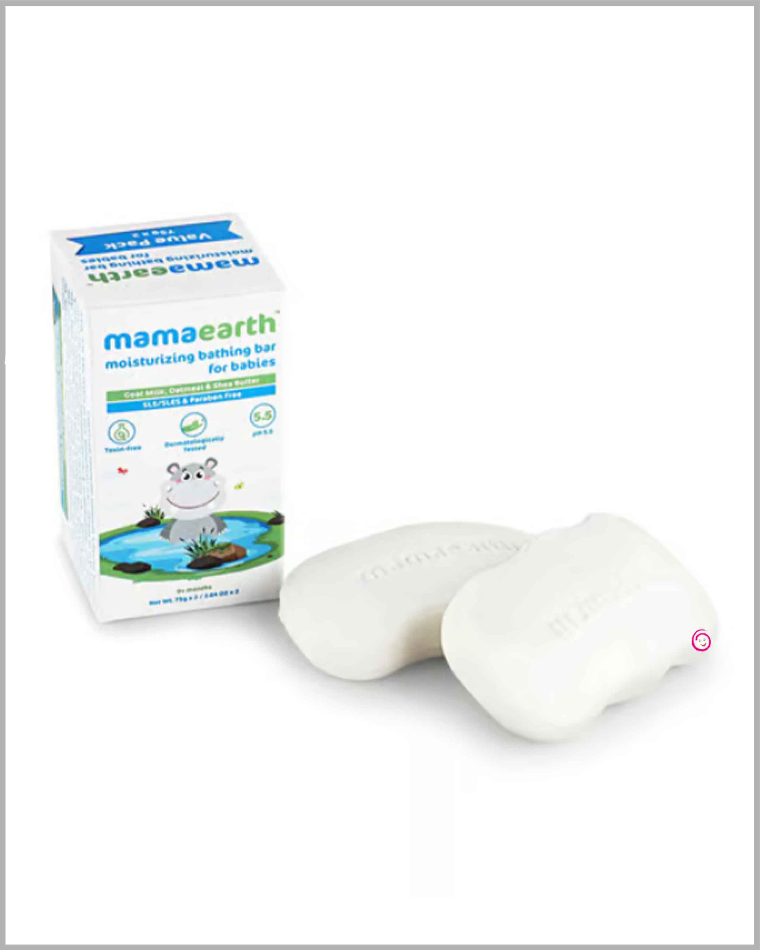 Mamaearth moisturizing bathing bar - 75g