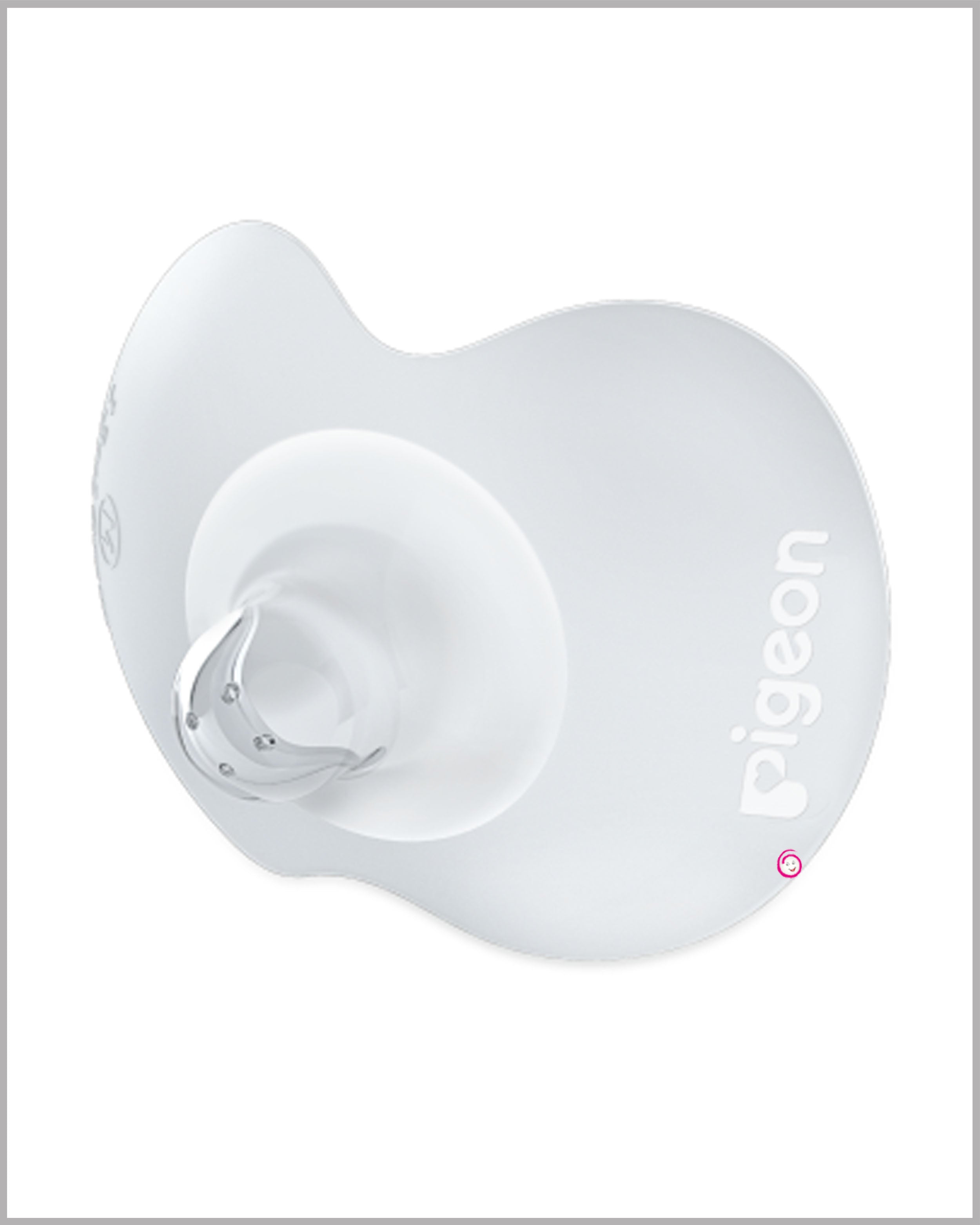 Pigeon Natural Feel Nipple Shield with Case - White