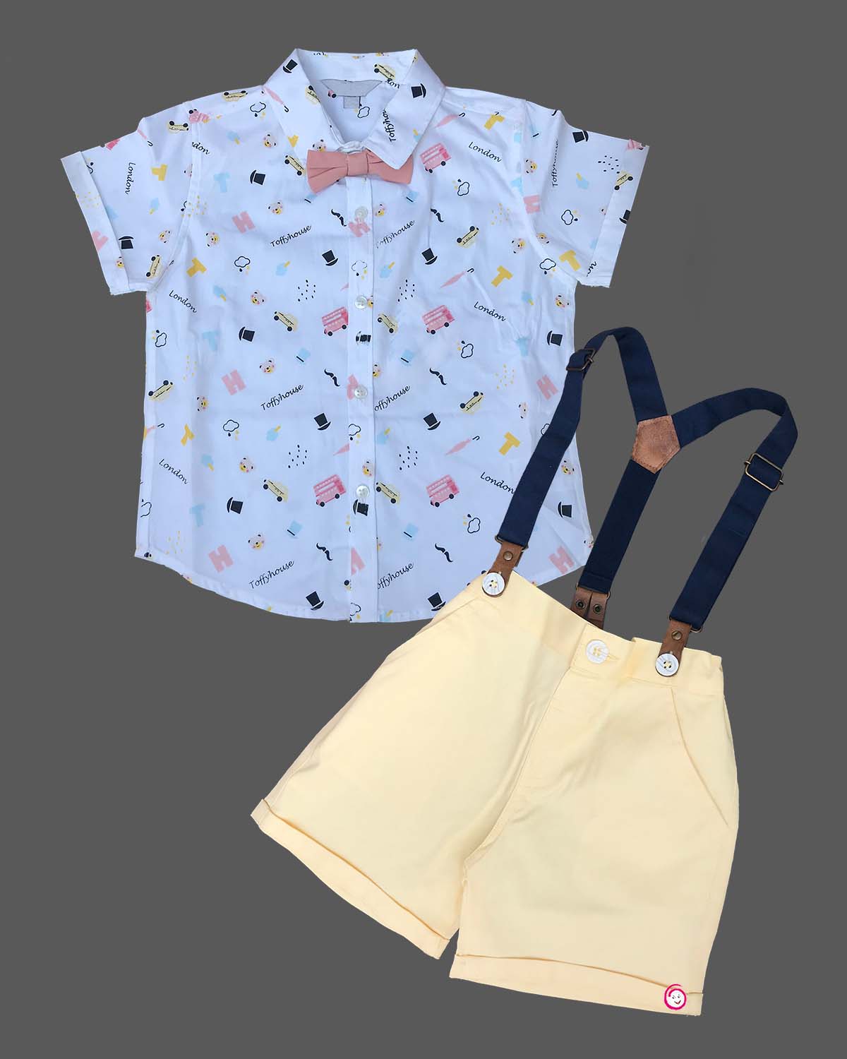 kids suspenders set
