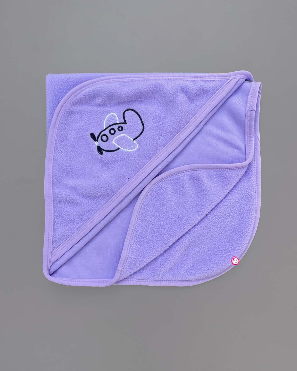 Kids Hooded Baby Towel - Purple