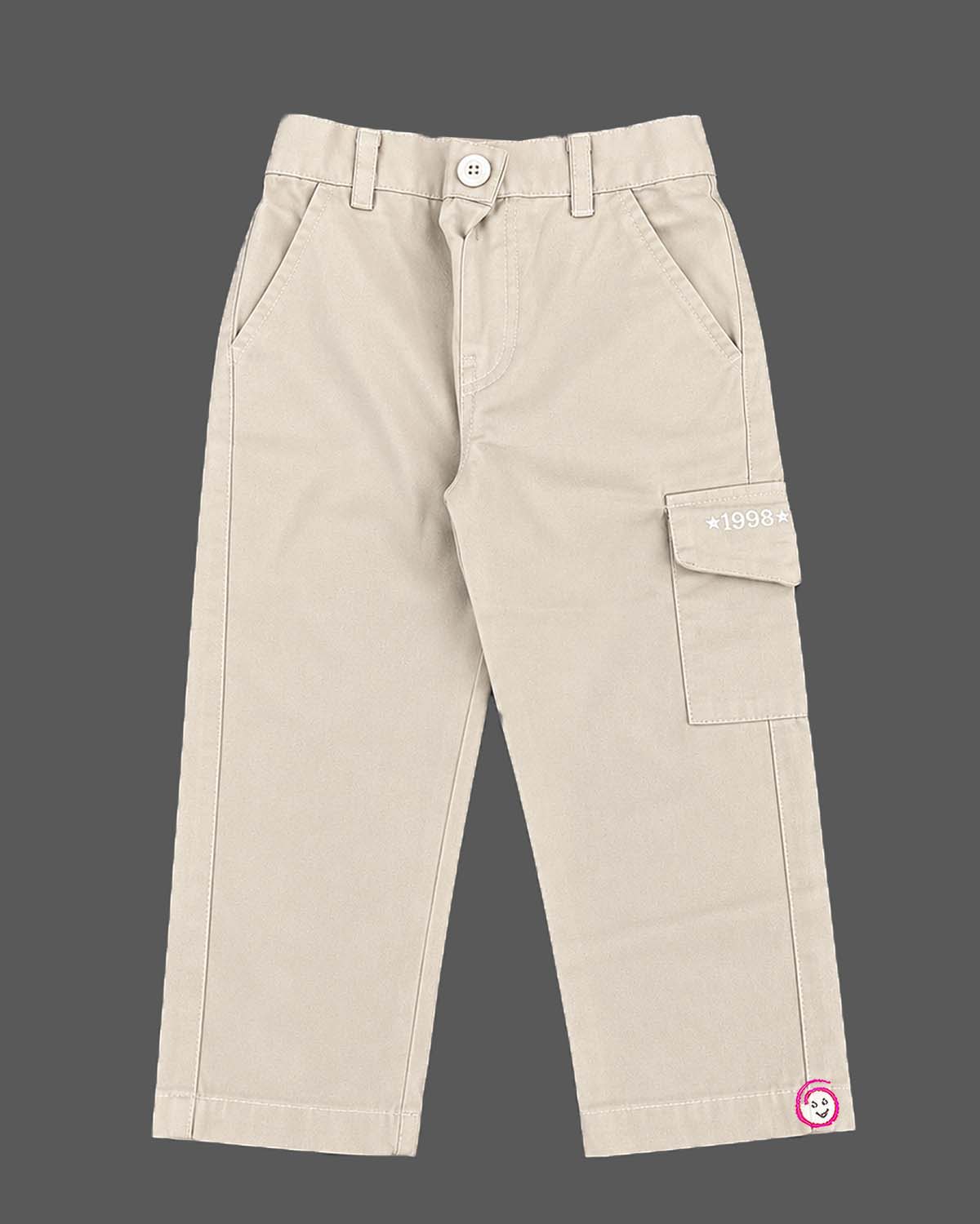 Shirt and pant set featuring a button-down collar and horizontal stripes for toddlers