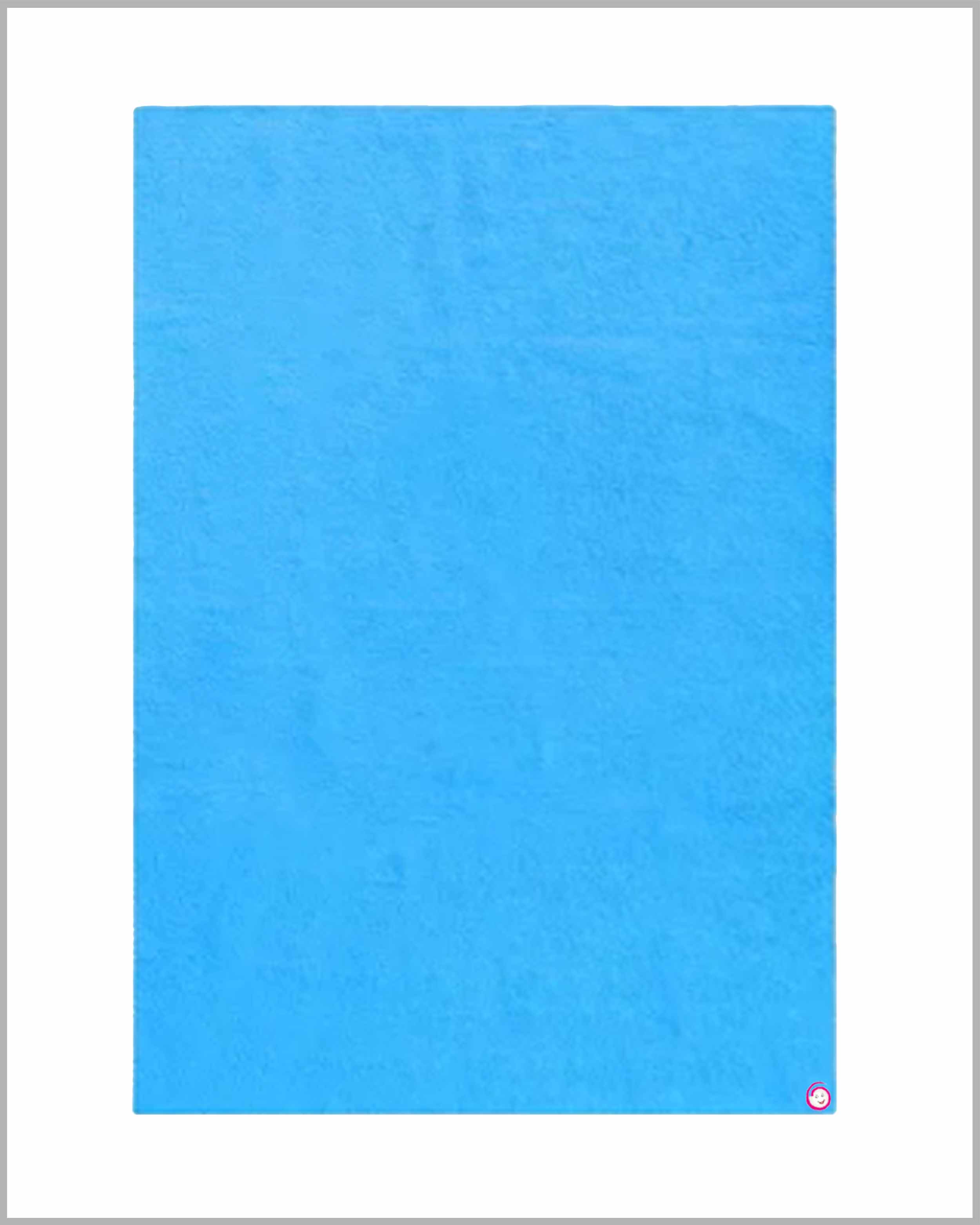 Quick Dry Sheet for Baby Bed Protector Waterproof Dry Sheet Reusable - Blue (Large)