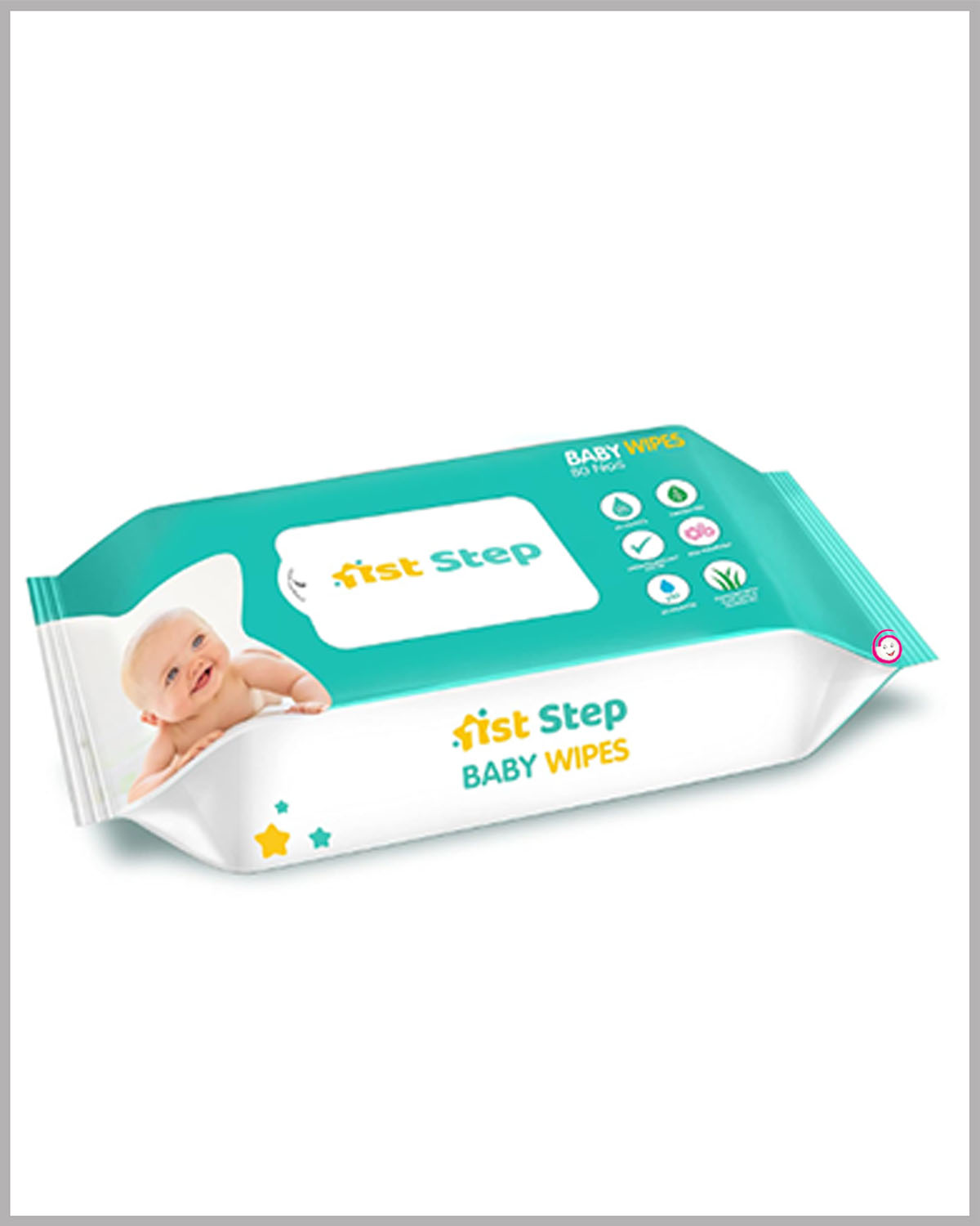1st Step Baby Wipes -72 Pieces