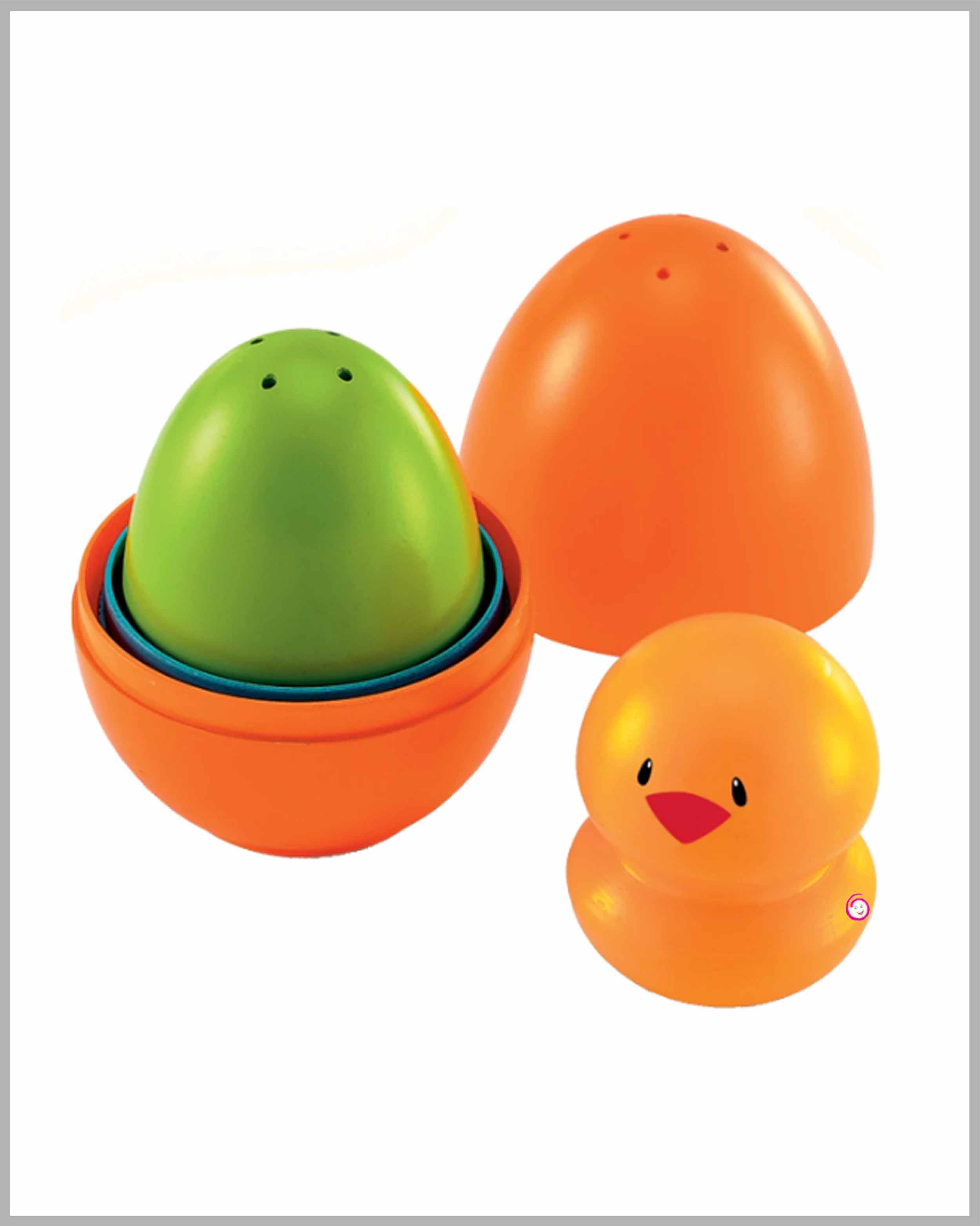 Funskool Plastic Eggs Nesting Toy With A Chick
