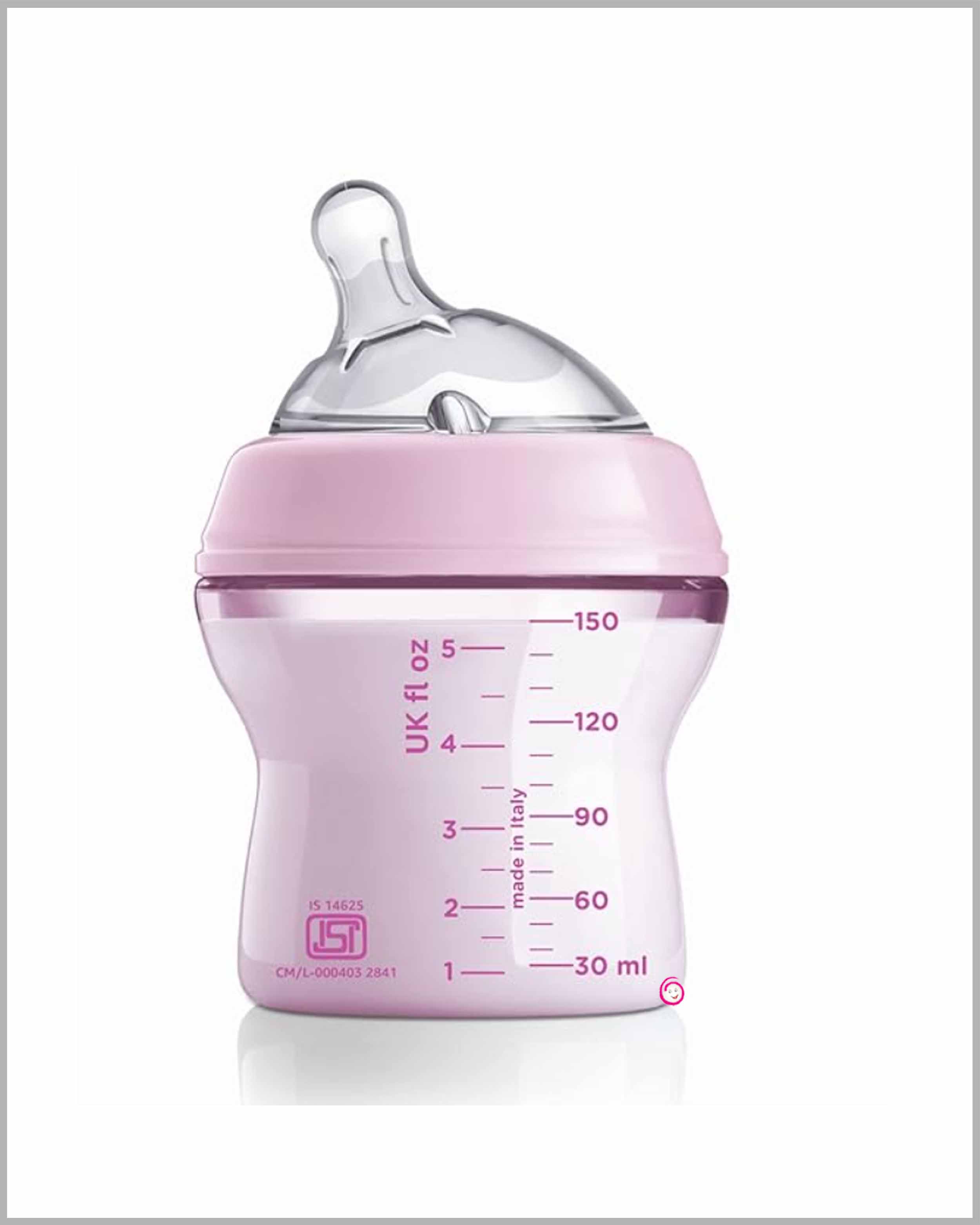 Chicco natural feeding bottle (0M)+ Pink (150ml)