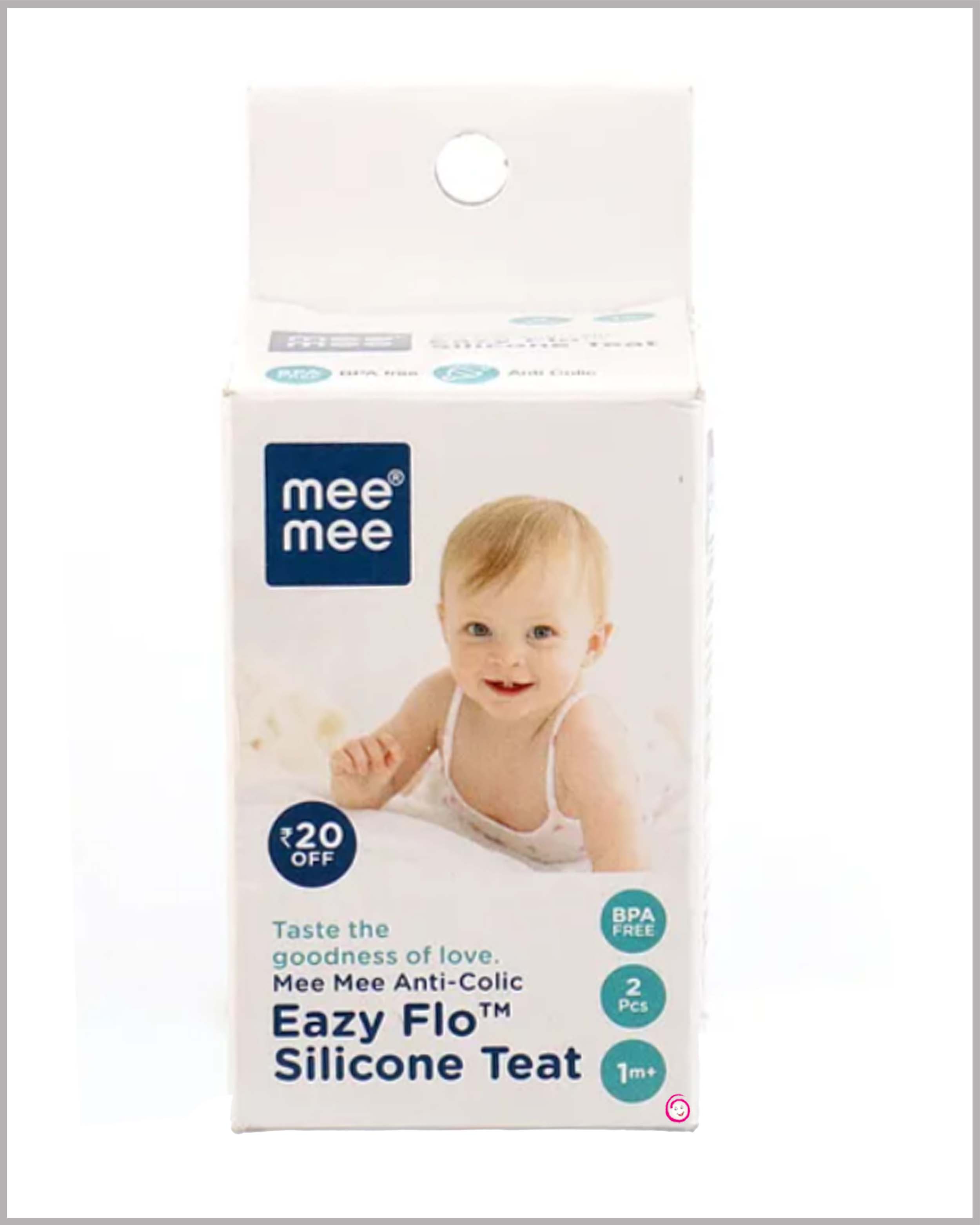 Mee Mee Eazy Flo Silicone Teat (1M+) Medium