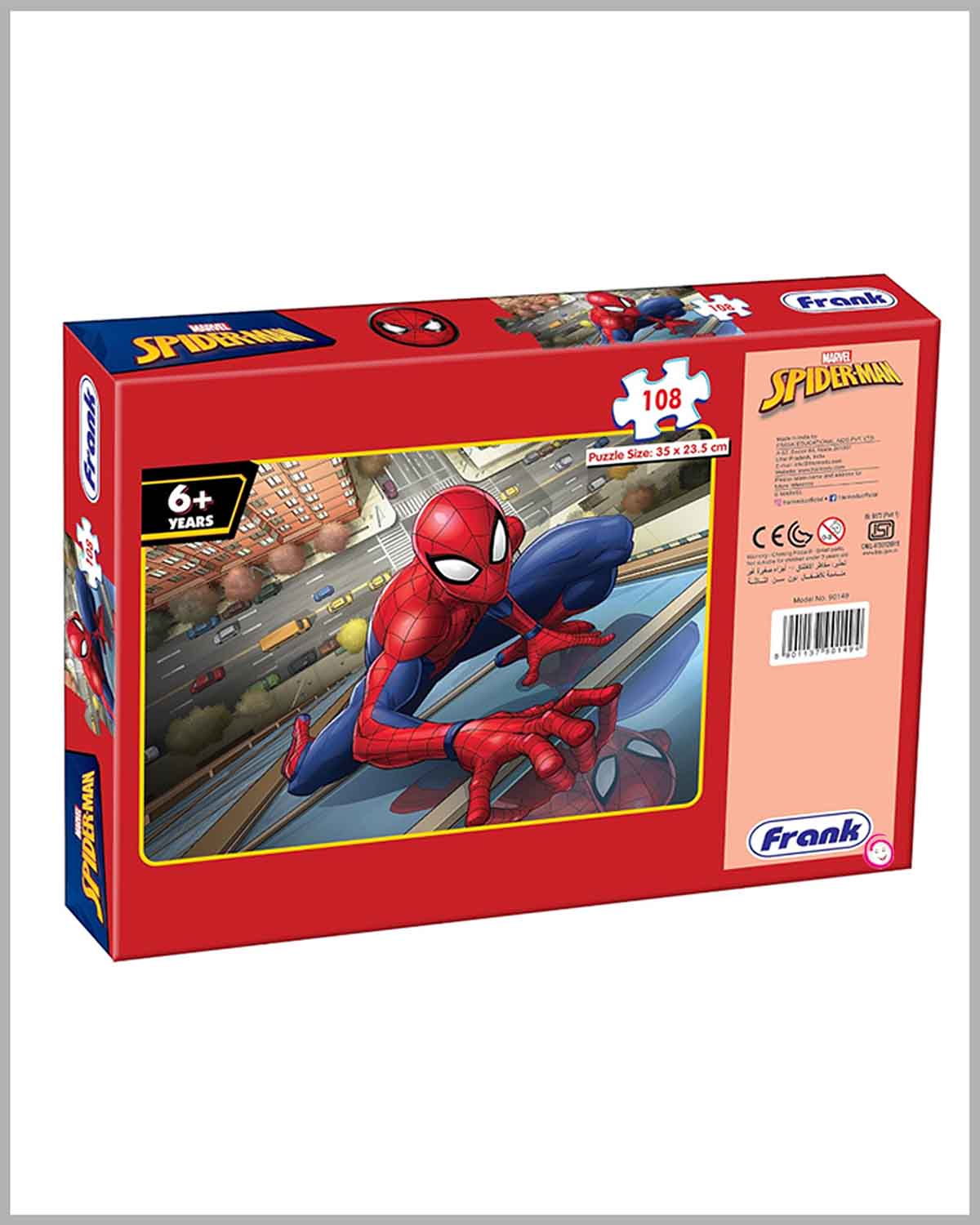 Frank Marvel Spider-Man Jigsaw Puzzle (108 Pieces)