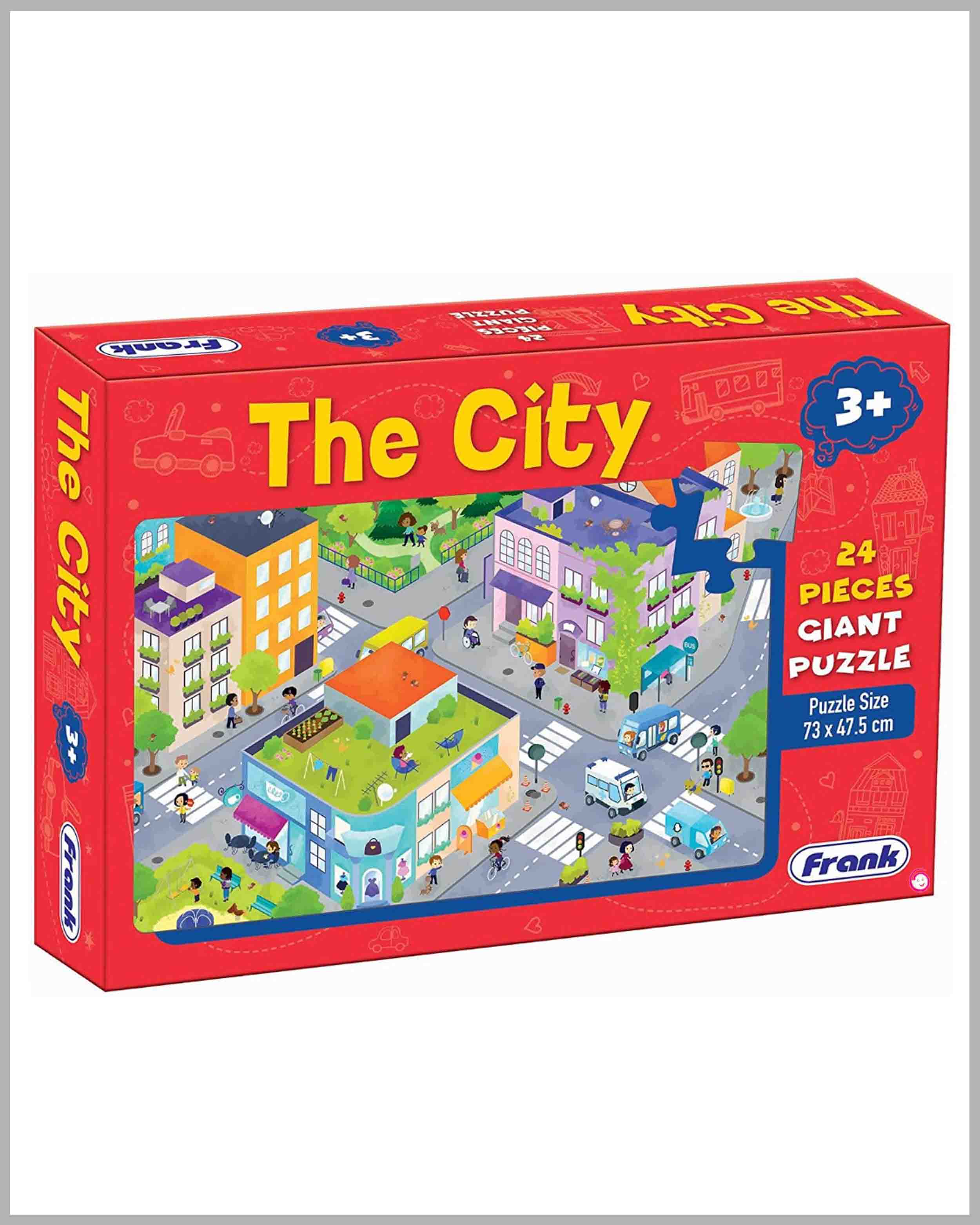 Frank The City 24 Pieces Giant Floor Puzzle