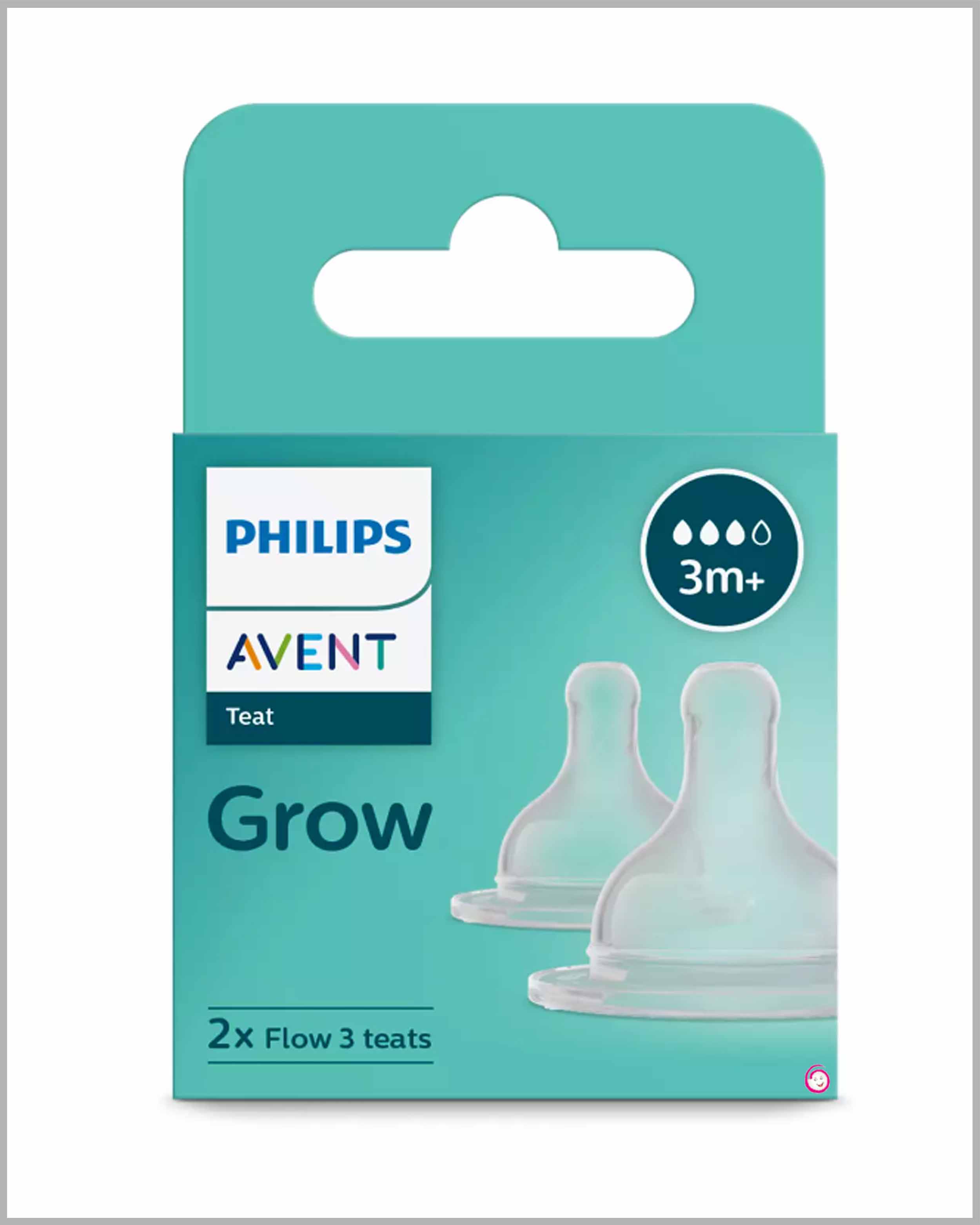 Philips Avent Grow Bottle Teat (3M+)
