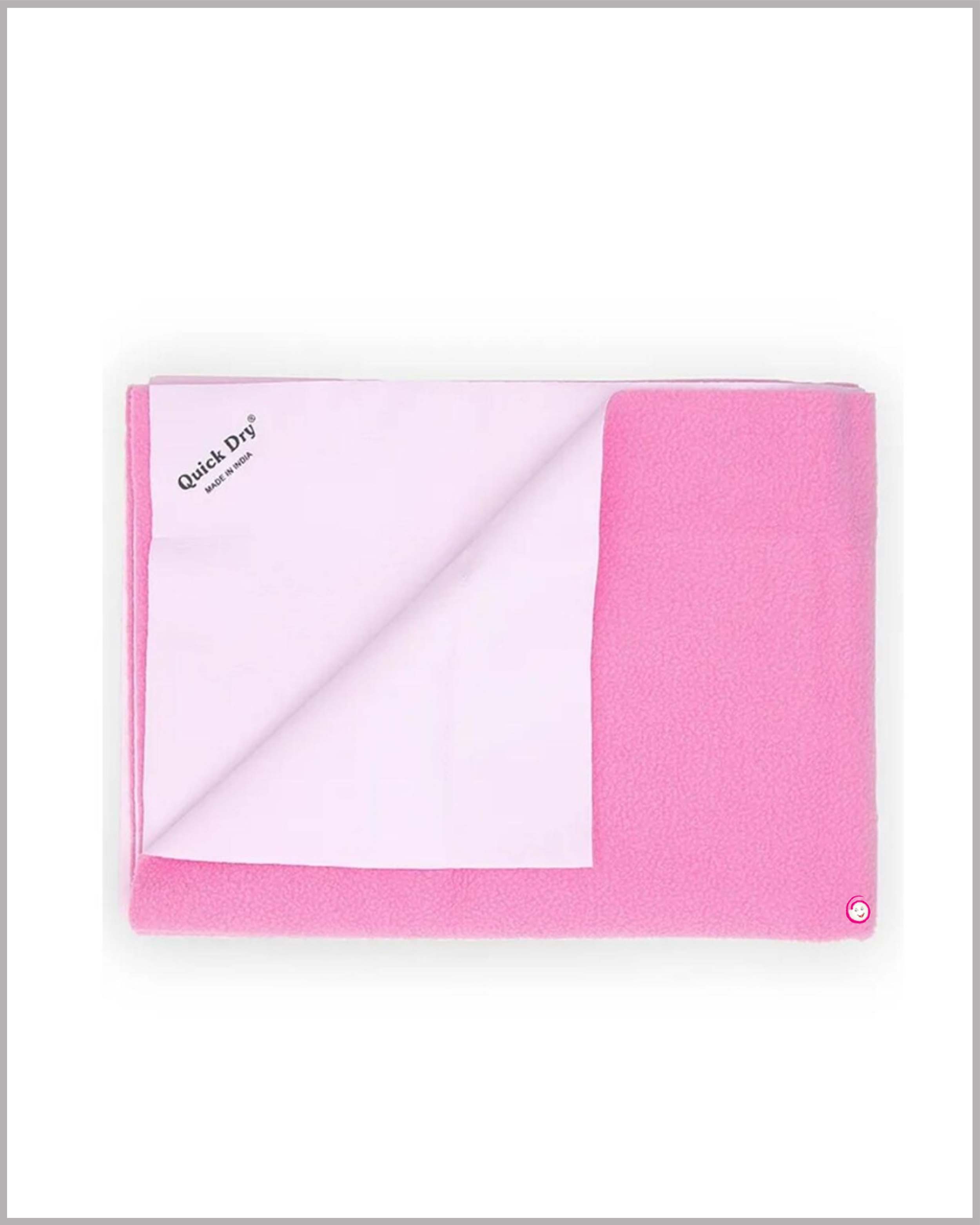 Quick Dry Sheet for Baby Bed Protector Waterproof Dry Sheet Reusable - Pink(Large)
